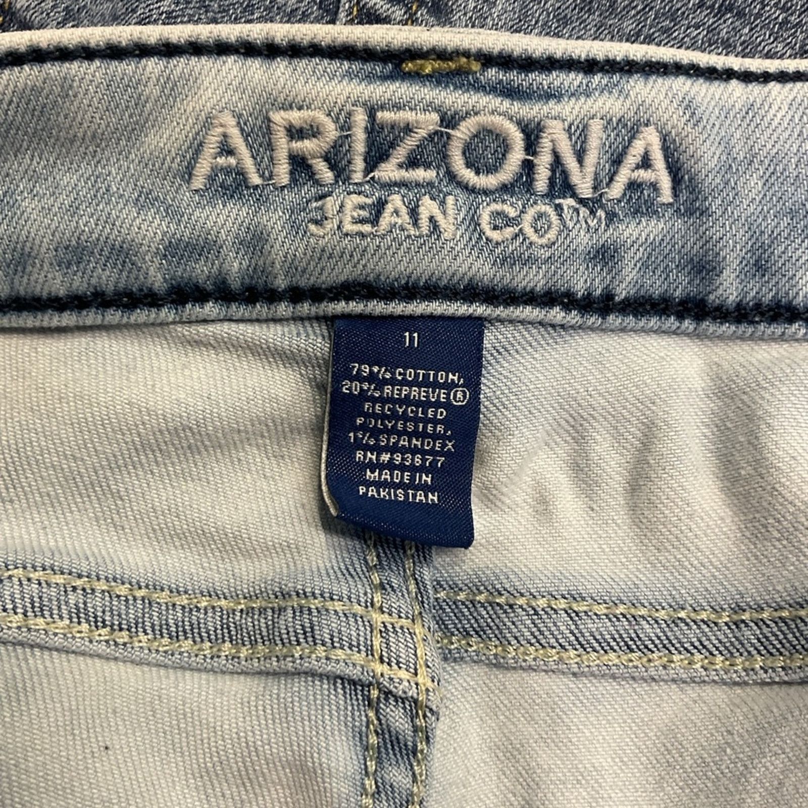 Vintage Arizona Jeans Co Mid-Rise Denim Shorts Size 32" / US 10 / IT 46 - 3 Thumbnail