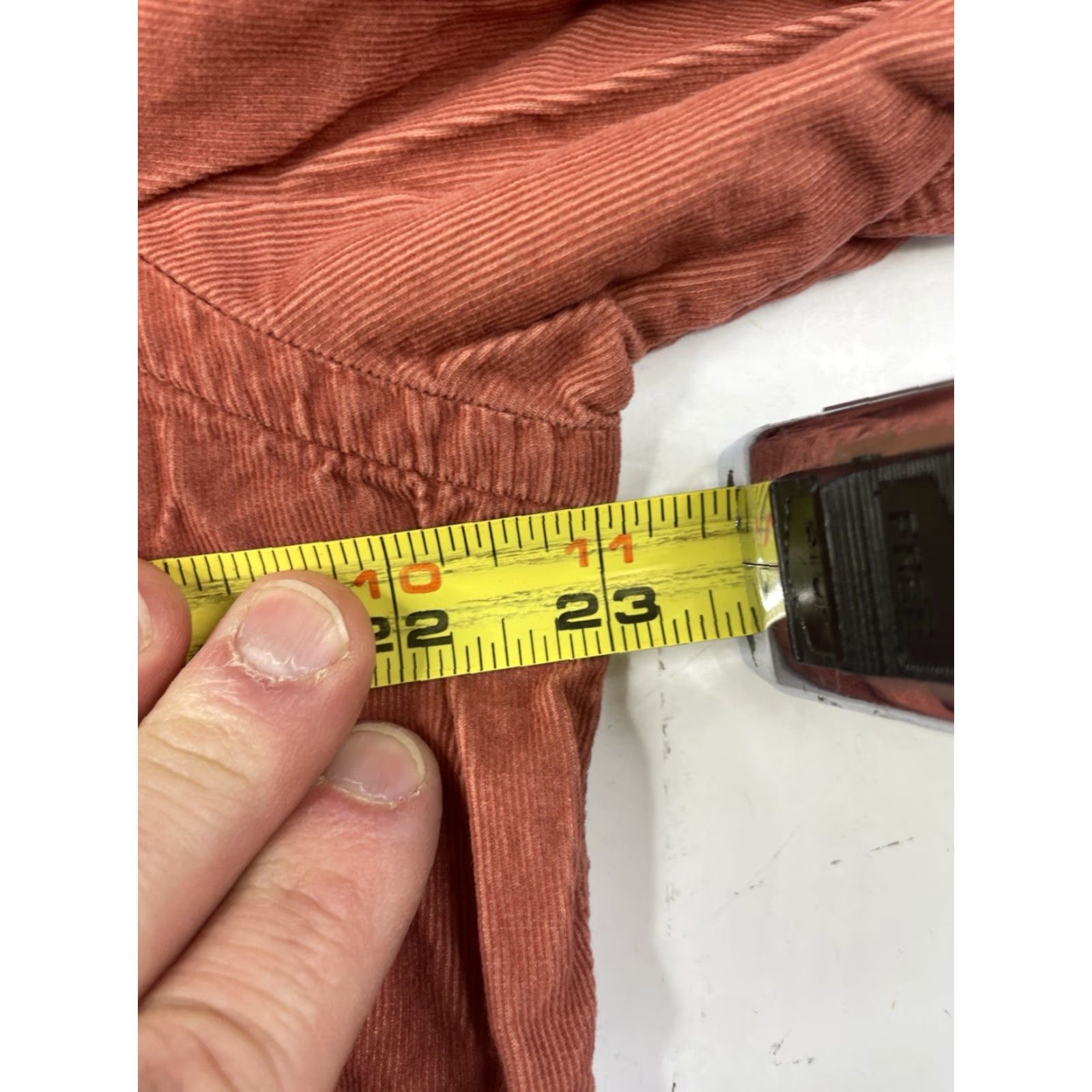 Faherty Faherty Button-Up Shirt Long Sleeve Corduroy Cotton Orange Size L Mens Size US L / EU 52-54 / 3 - 8 Thumbnail