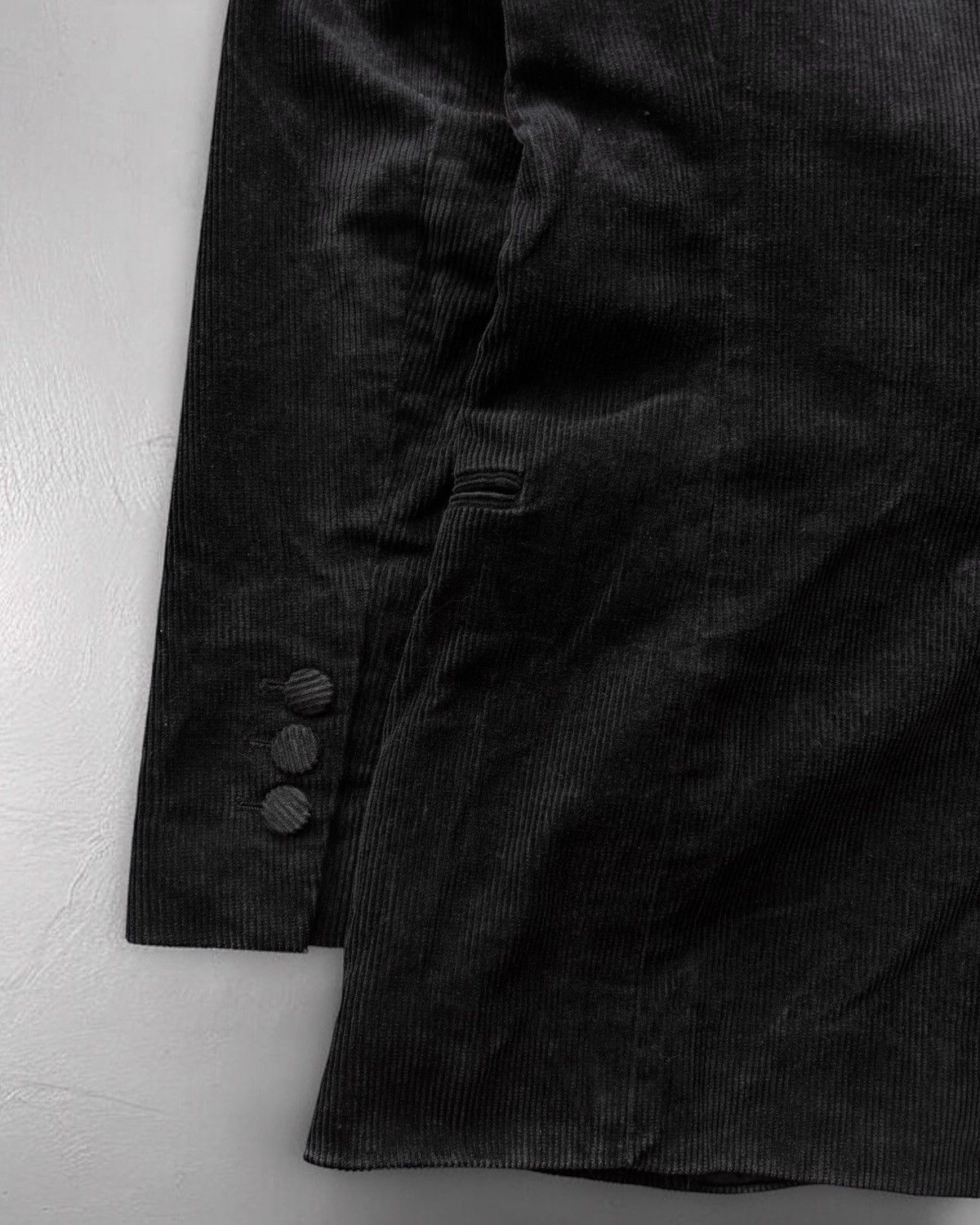 Veronique Branquinho Aw2004 Satin Lapel Corduroy Blazer Size 46R - 8 Thumbnail