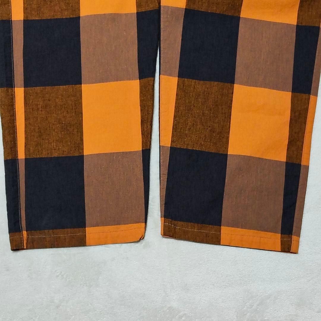 Kapital Kapital Checkered Orange Wide Pant Size US 44 / EU 60 - 4 Thumbnail