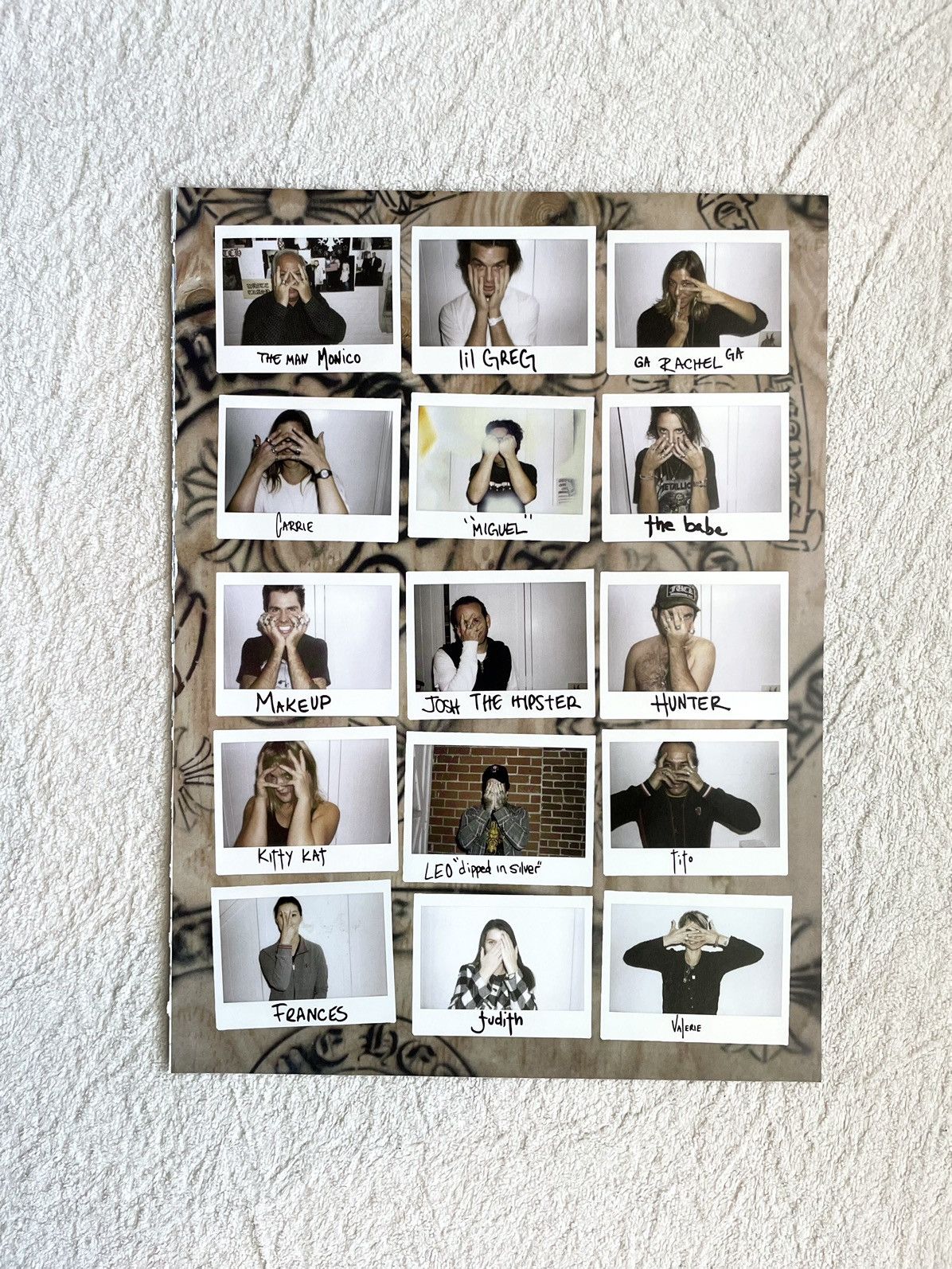 Chrome Hearts Chrome hearts faces 8x11 magazine cutout poster Size ONE SIZE - 1 Thumbnail