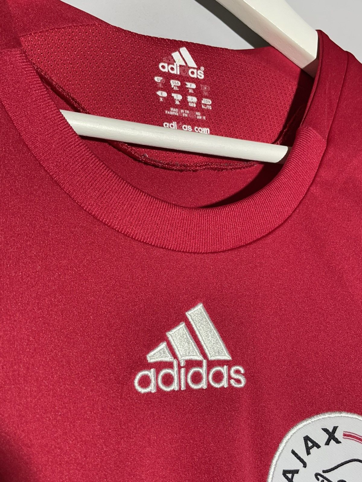 Adidas Ajax Amsterdam 2008/09 Home Adidas Y2k Football Shirt Size US XL / EU 56 / 4 - 6 Thumbnail