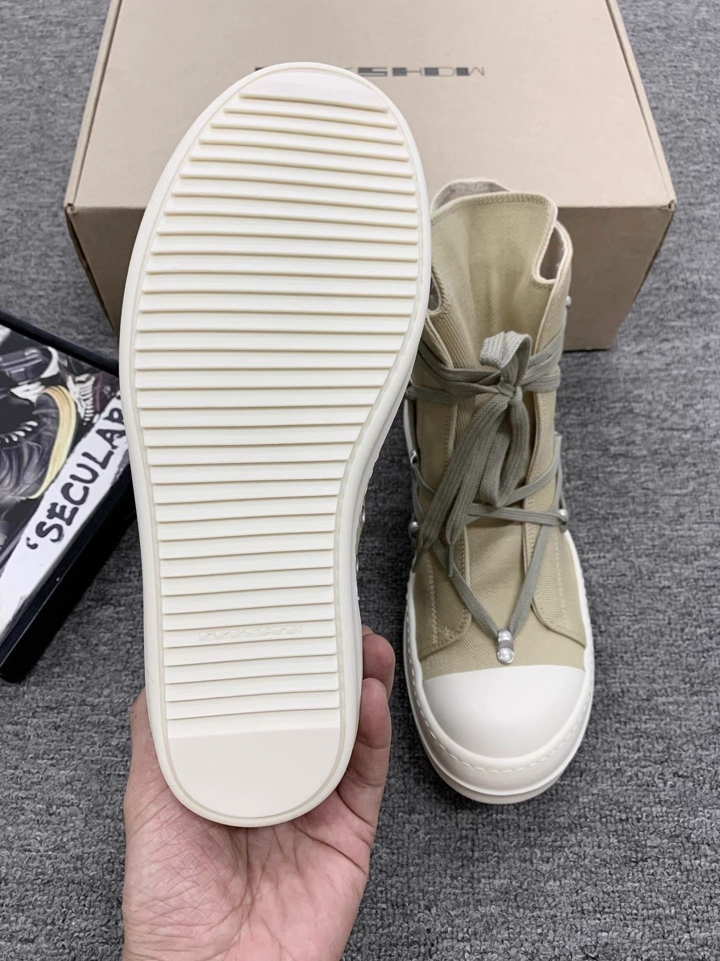 Rick Owens Rick Owens 25SS Pentagram High-Top Converse K34 Size US 6 / IT 36 - 8 Thumbnail