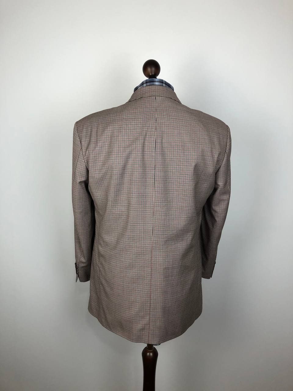 Hugo Boss HUGO BOSS Classic Wool Blazer Jacket Check Size 44R - 6 Thumbnail