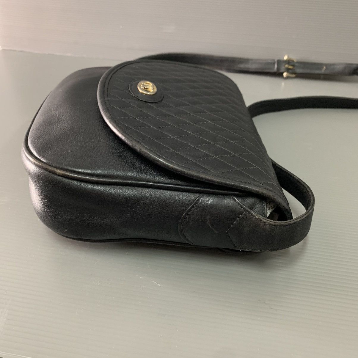 Celine Celine Leather Black Sling Bag Size ONE SIZE - 6 Thumbnail