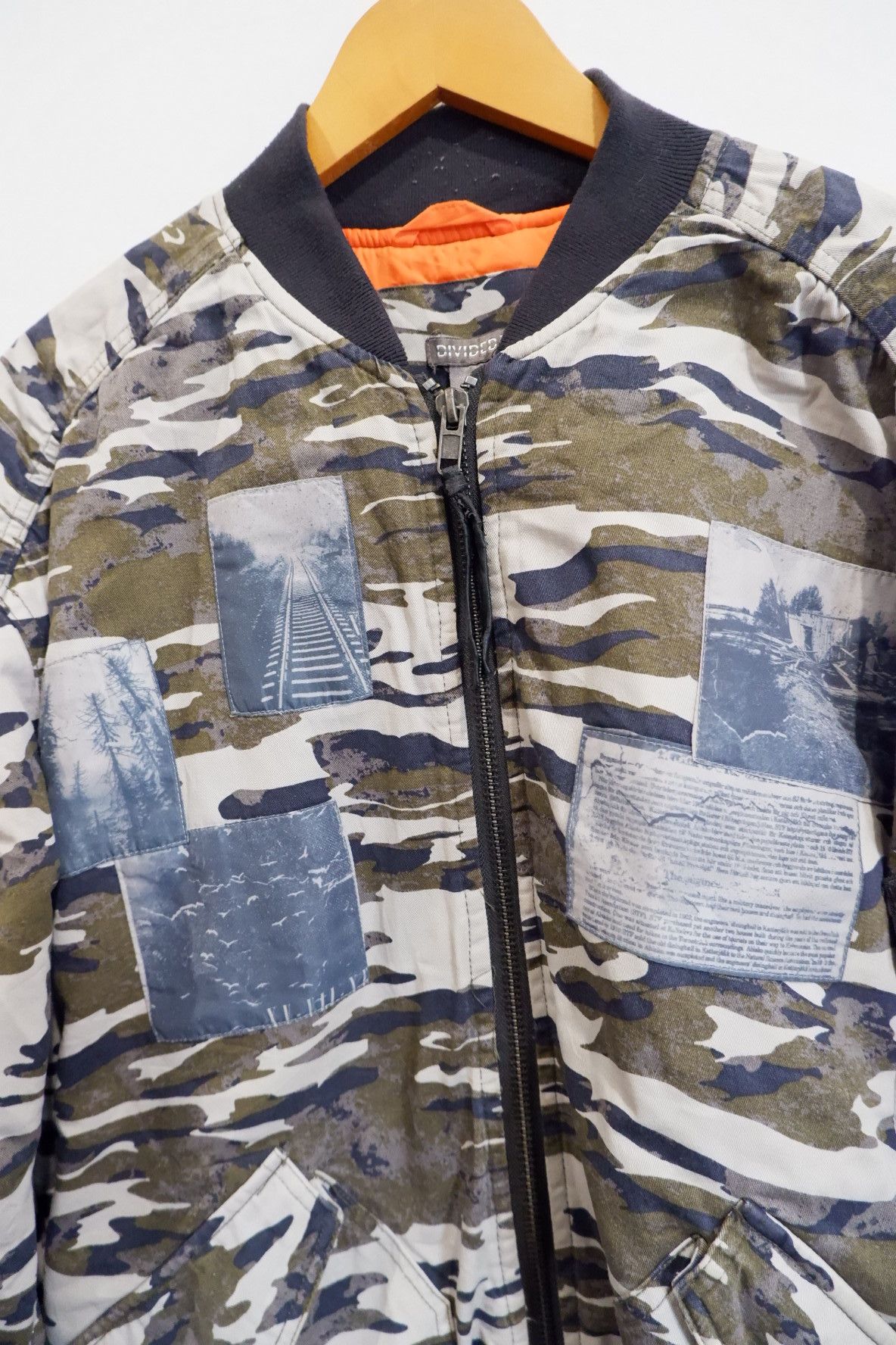 Other Divided Patchwork Camo Bomber Jacket Oversized Size US M / EU 48-50 / 2 - 3 Thumbnail