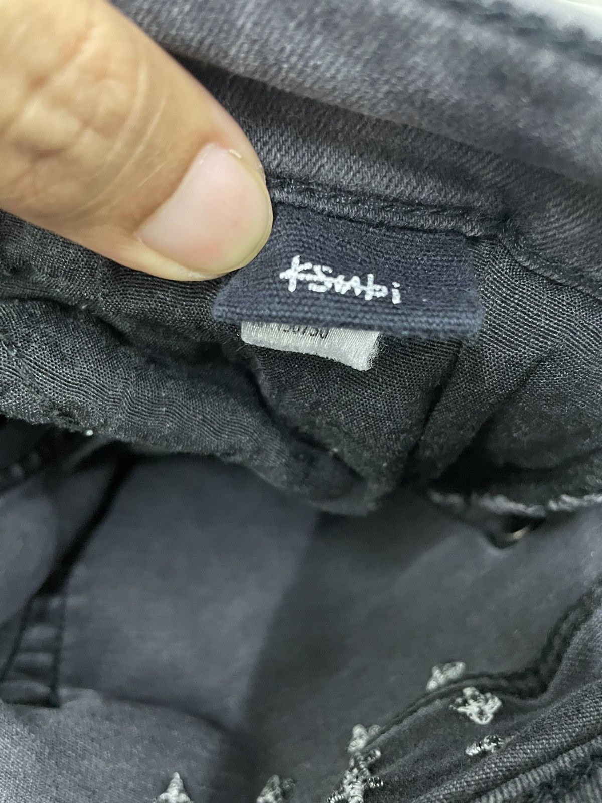 Ksubi Ksubi Skinny Jeans Faded Black Size US 31 - 10 Thumbnail