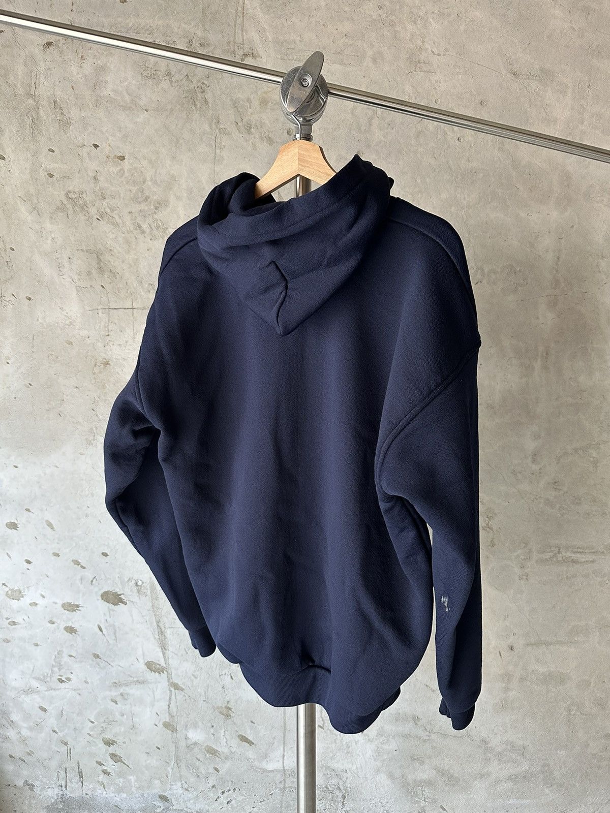 Carhartt Y2K Vintage Navy Blue Blank Zip-up hoodie Size US XL / EU 56 / 4 - 2 Thumbnail