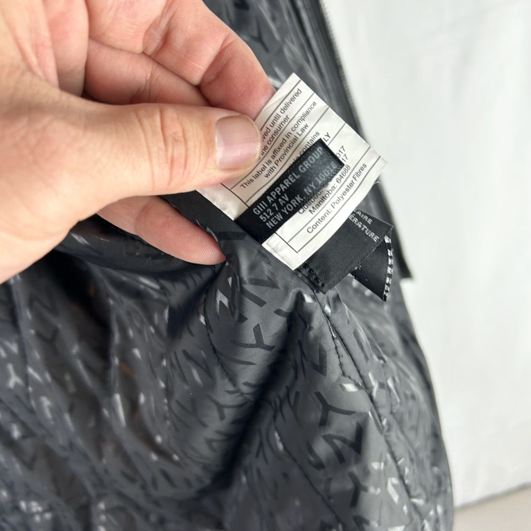 Vintage Marc New York Jacket Mens XL Black Faux Leather Motorcycle Quilted Zip Pockets Size US XL / EU 56 / 4 - 7 Thumbnail