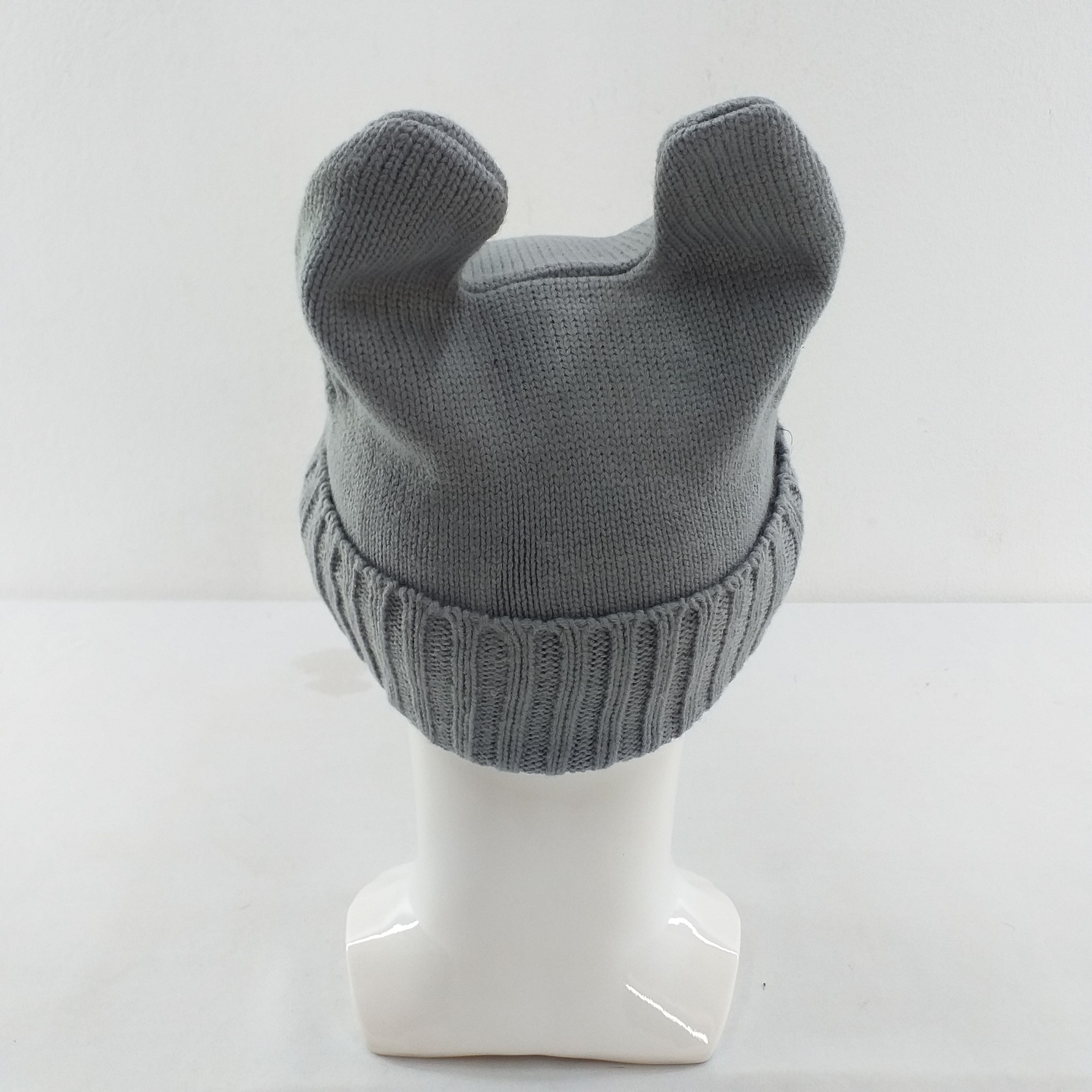 Japanese Brand Plain Horn Style Snow Cap Beanie Hat BN088 Size ONE SIZE - 2 Thumbnail