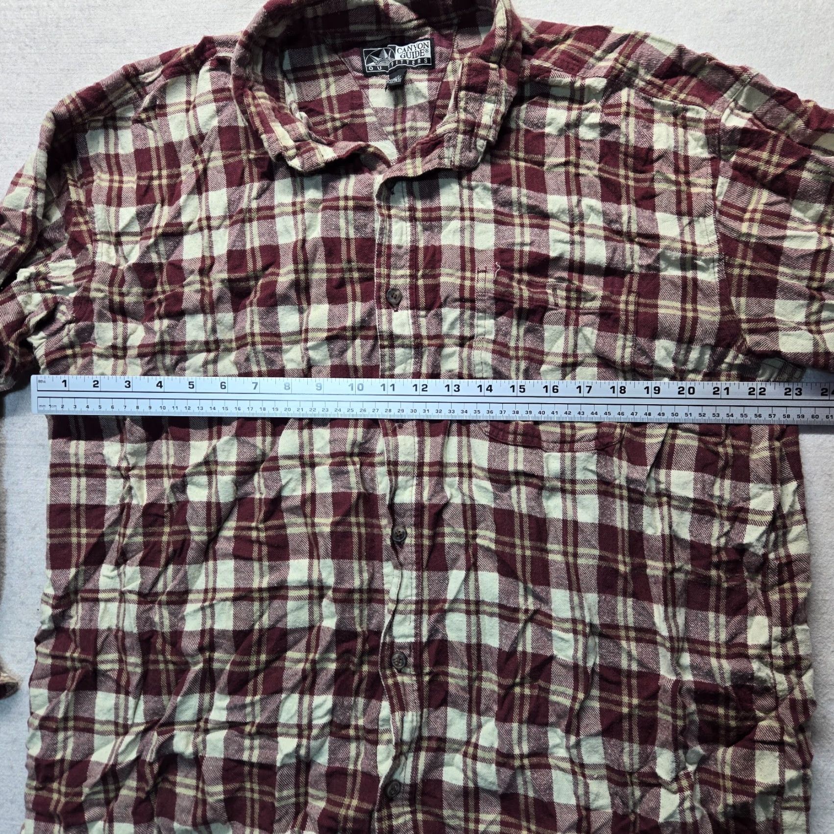 Urban Outfitters VINTAGE Outfitters Men’s Long Sleeve Red Plaid Flannel Shirt 2X Big & Tall Casual Warm Size US XXL / EU 58 / 5 - 4 Thumbnail