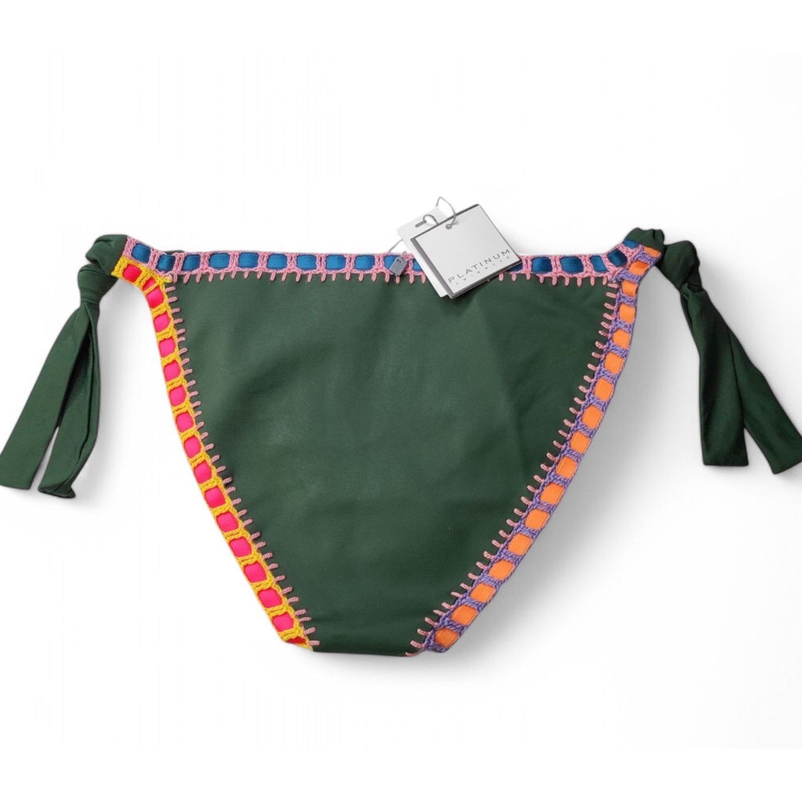 Other NWT PILYQ Platinum Solange Ferrarini Crochet Bikini Bottom L Size ONE SIZE - 6 Thumbnail