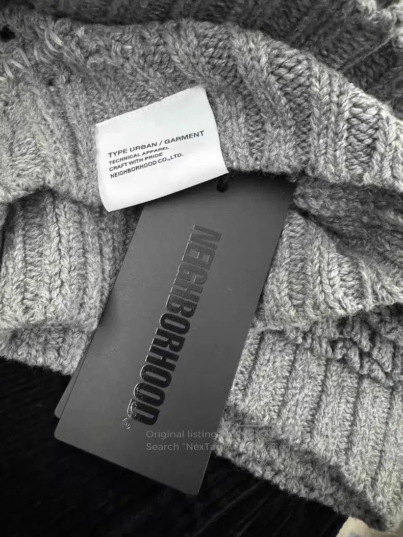 Neighborhood Neighborhood Distressed Old Knitwear Size US XL / EU 56 / 4 - 7 Thumbnail