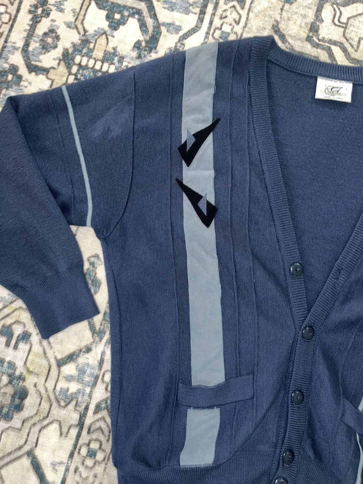 Other Blue embroidered cardigan Size US L / EU 52-54 / 3 - 2 Thumbnail