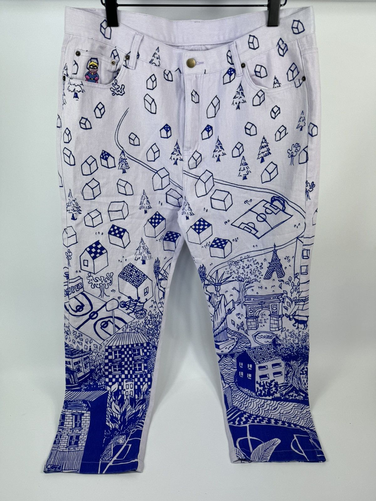 KidSuper PRINTED JEANS Size US 38 / EU 54 - 1 Thumbnail