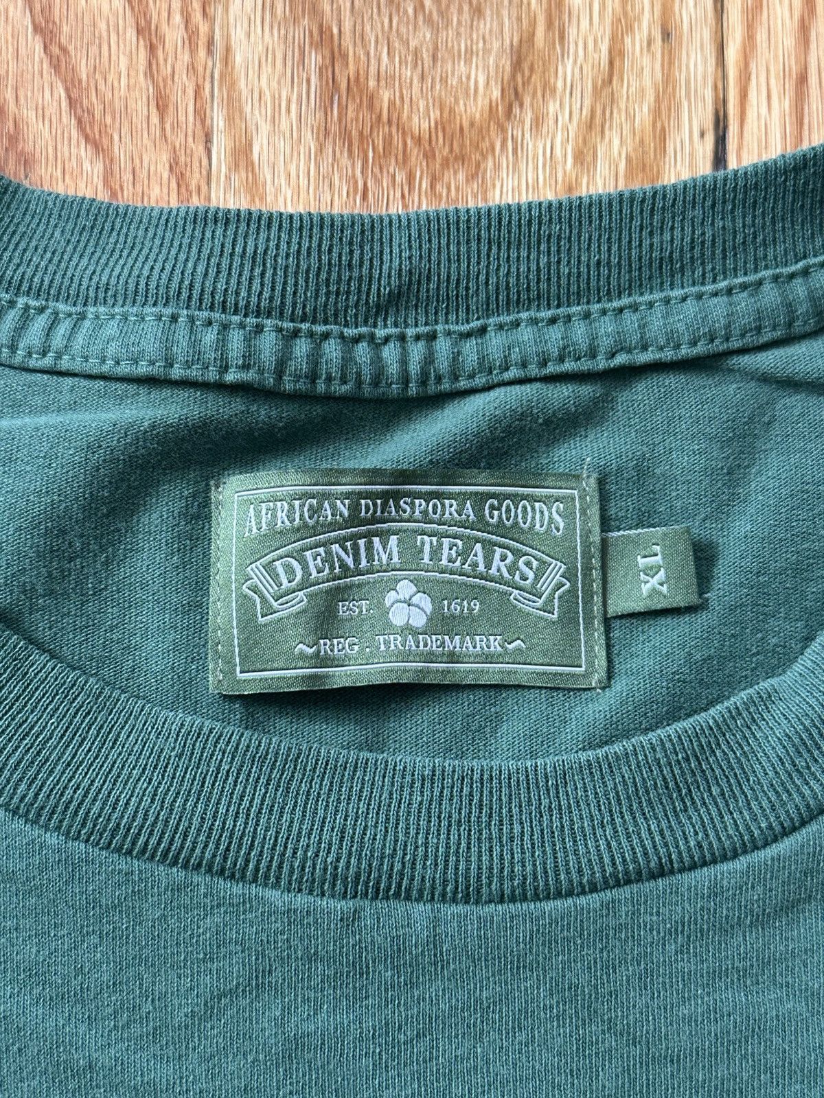 DENIM TEARS Denim tears logo tee Size US XL / EU 56 / 4 - 4 Thumbnail