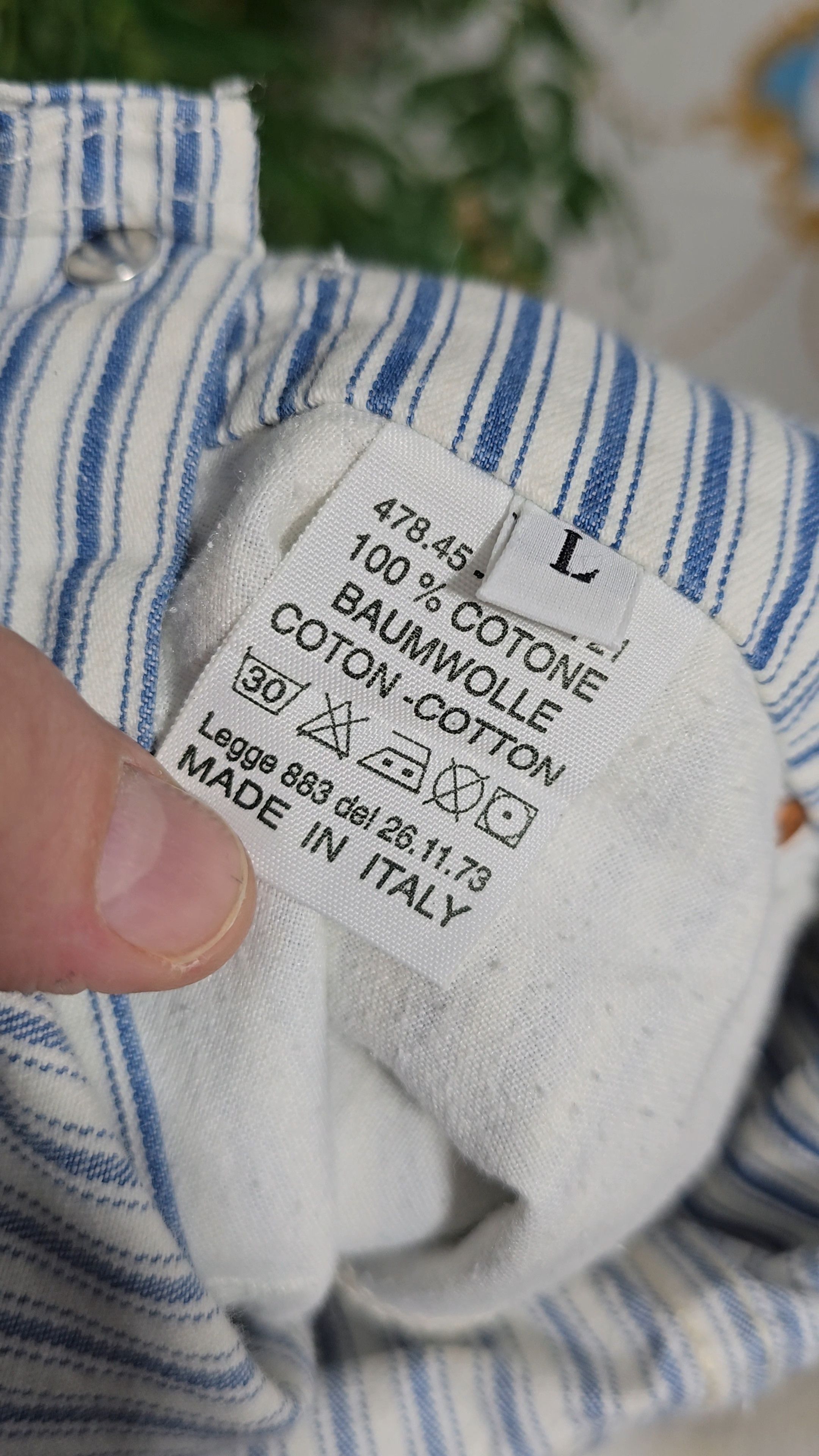 Levi's Levis VINTAGE RARE stripe DUNGAREES size Large Size US 34 / EU 50 - 10 Thumbnail
