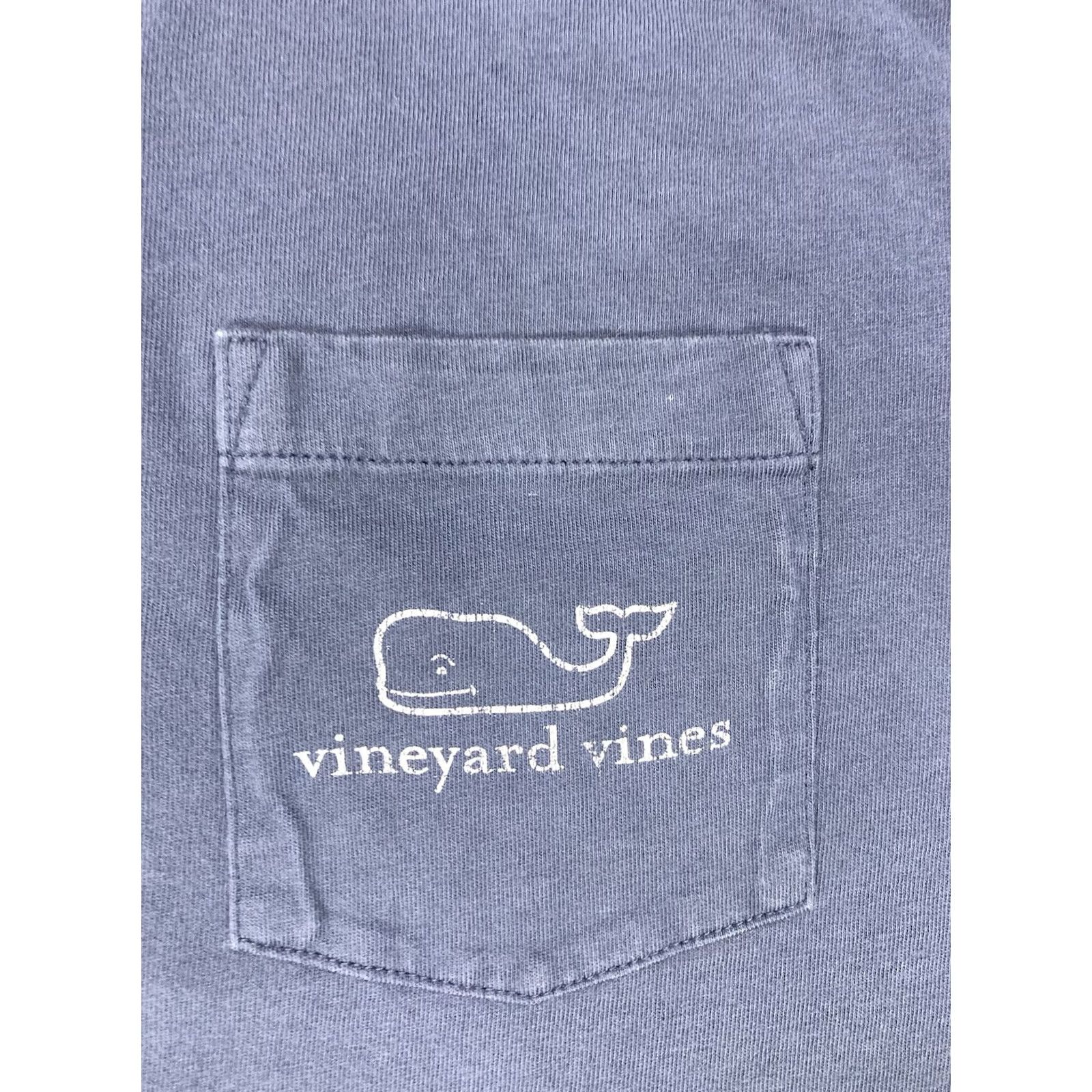 Vineyard Vines Vineyard Vines Shirt T-Shirt Men Small Crew Neck Long Sleeve Graphic Print Pocket Pink 100% Cotton Size US S / EU 44-46 / 1 - 3 Thumbnail