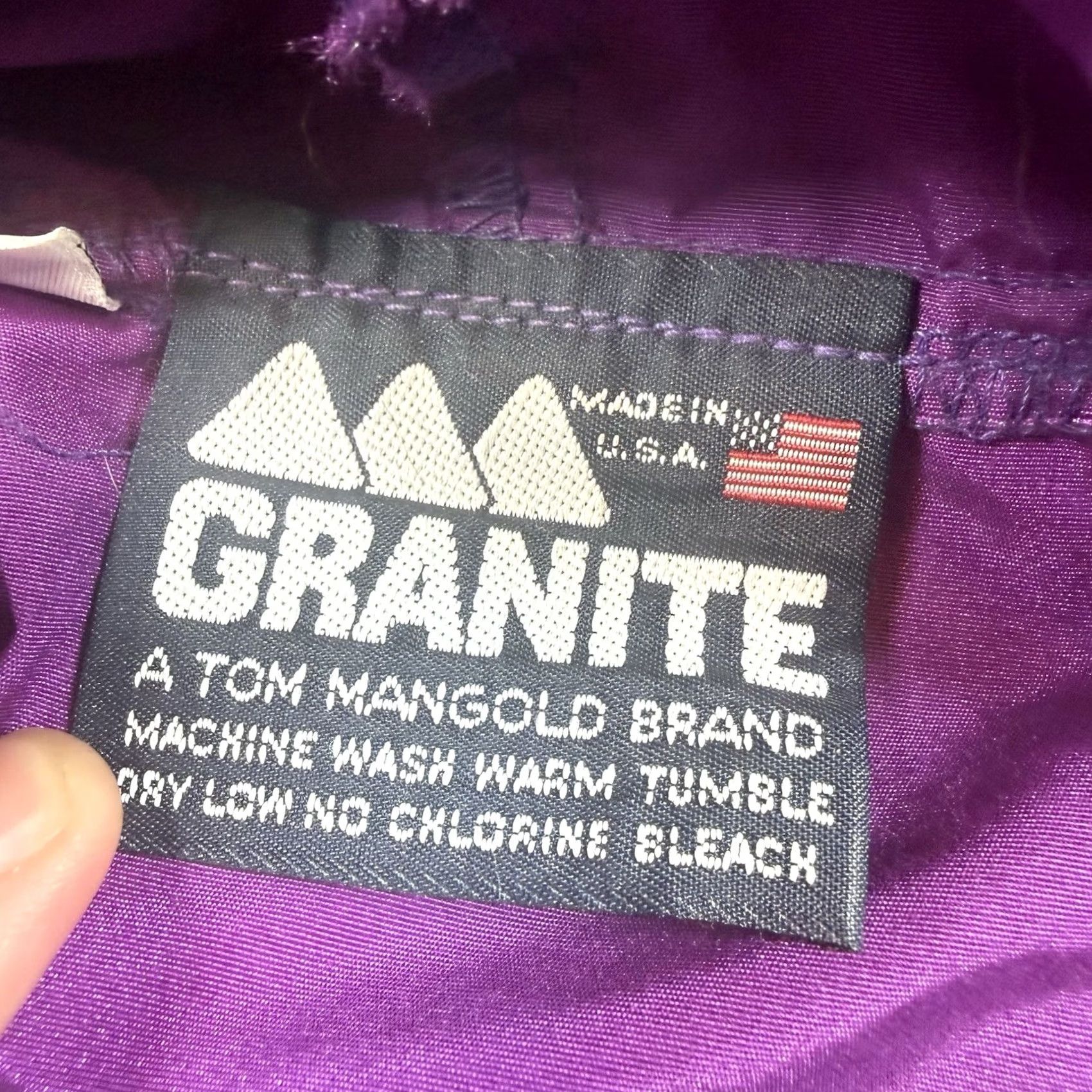Vintage VINTAGE Granite USA Xavier University Anorak Jacket Mens M Gray Half Zip Nylon Coat/Outer Shell? Size US M / EU 48-50 / 2 - 5 Thumbnail