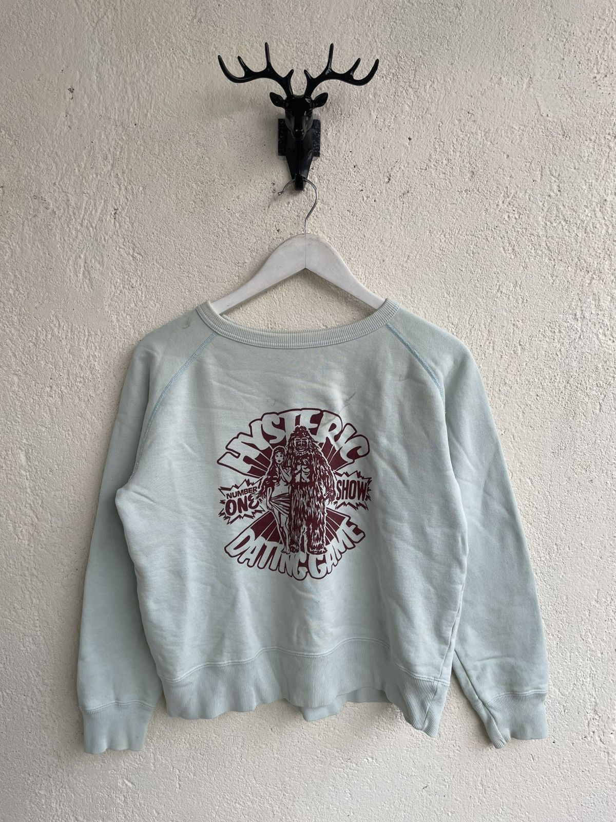 Hysteric Glamour 2000s Hysteric Dating Game Sweater Poem Iconic Logo Y2K Ifsi Size US L / EU 52-54 / 3 - 1 Thumbnail