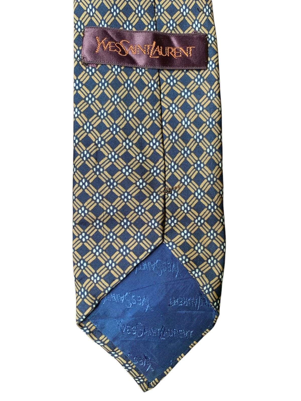 Designer × Vintage × Yves Saint Laurent Rare Design Vintage Yves Saint Laurent Ties Size ONE SIZE - 3 Thumbnail