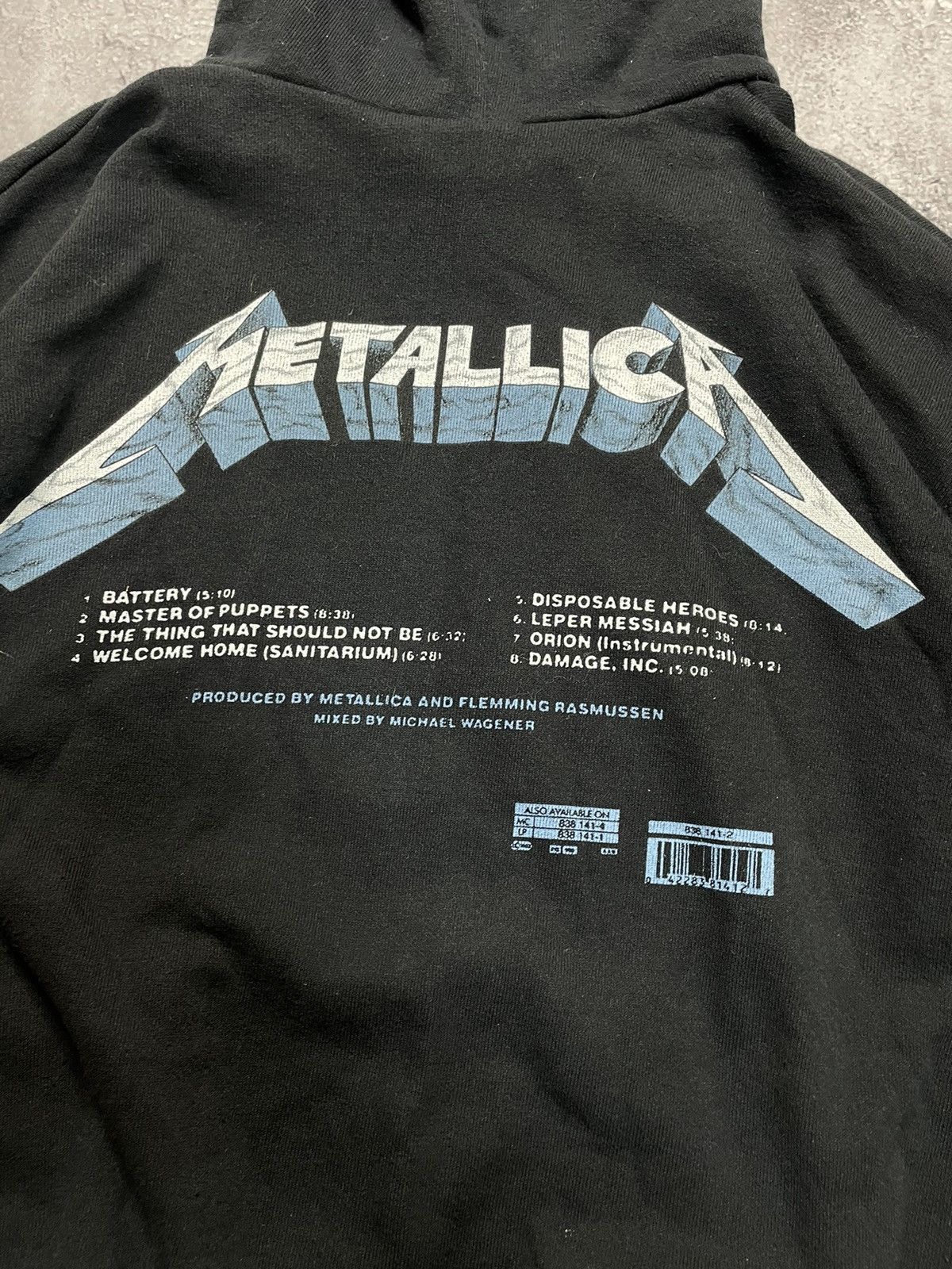 Band Tees Vtg 90s Metallica Master of Puppets Faded Thrashed Hoodie M Size US M / EU 48-50 / 2 - 9 Thumbnail