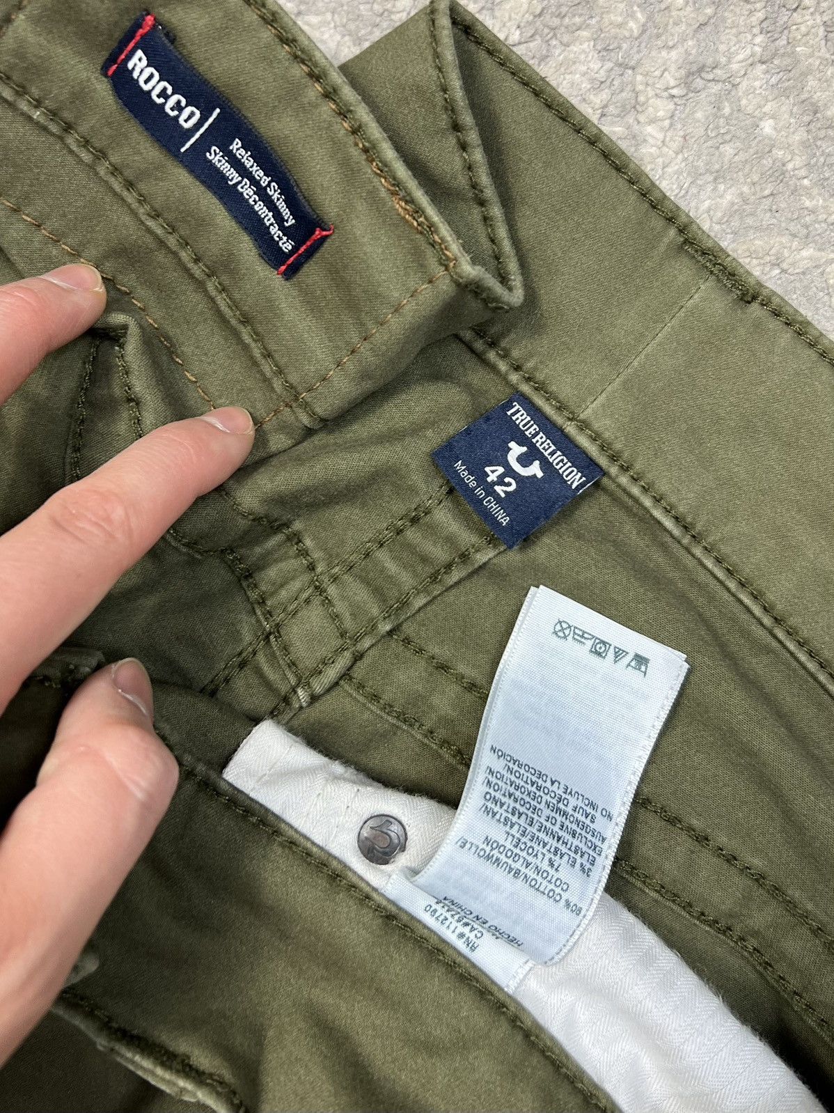 True Religion Pants True Religion Rocco Logo Size US 42 / EU 58 - 3 Thumbnail