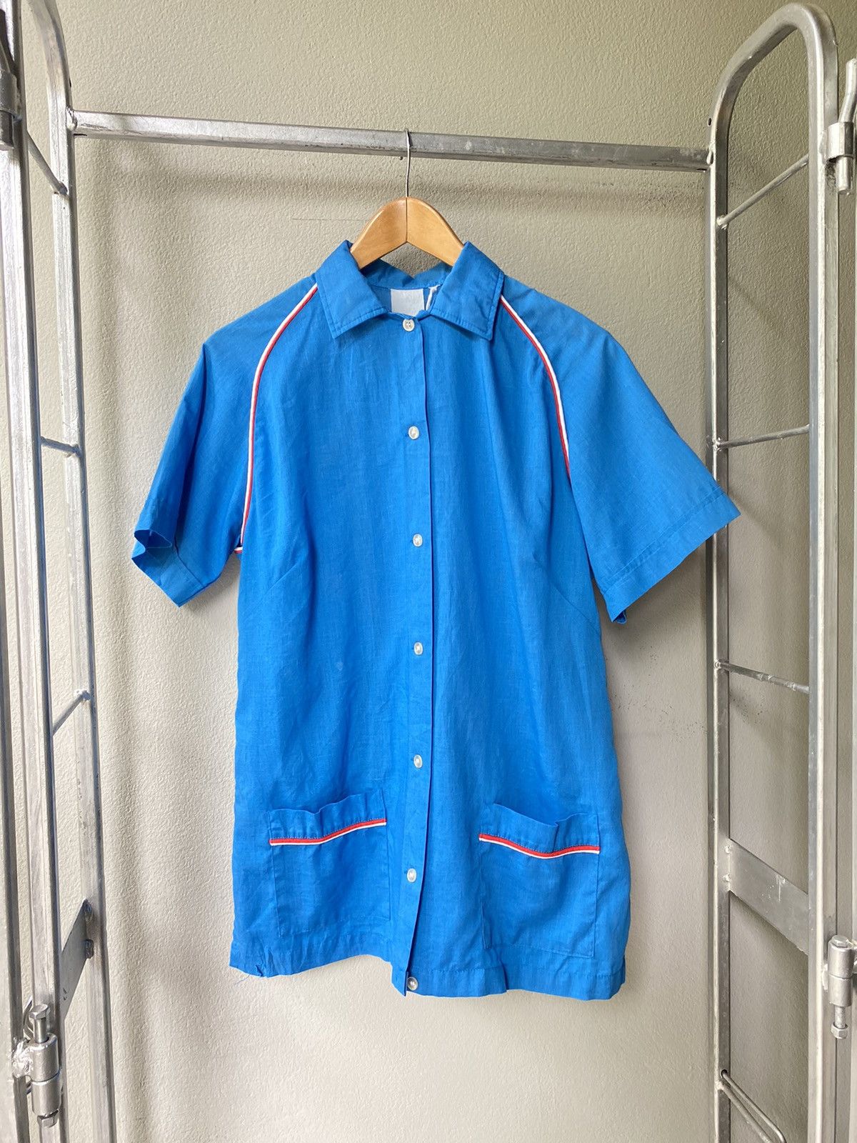 Vintage Go to hell demonstrators embroidery bowling shirt Size ONE SIZE - 3 Thumbnail