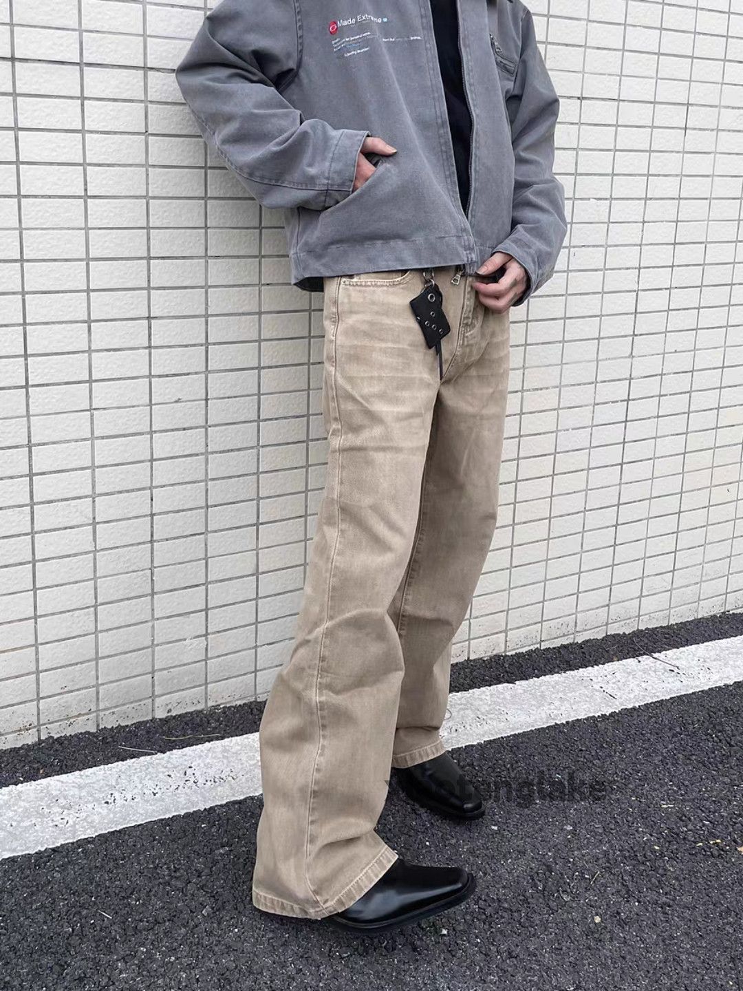 Jean × Vintage washed faded cleanfit yuppie bootcut punk jeans Size US 32 / EU 48 - 1 Thumbnail