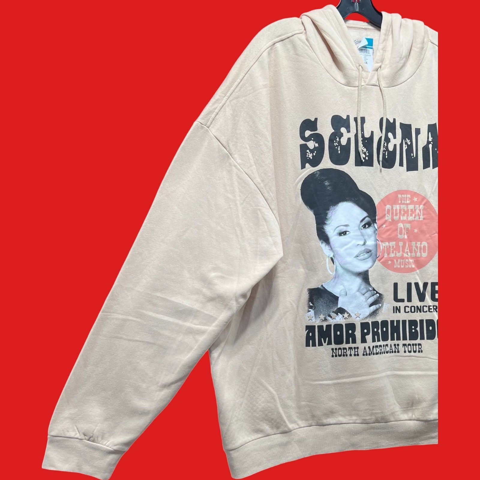 Other Apparel Hybrid - Selena - Women's Long Sleeve Hooded Sweatsh Size 4XL / US 24-26 - 12 Thumbnail
