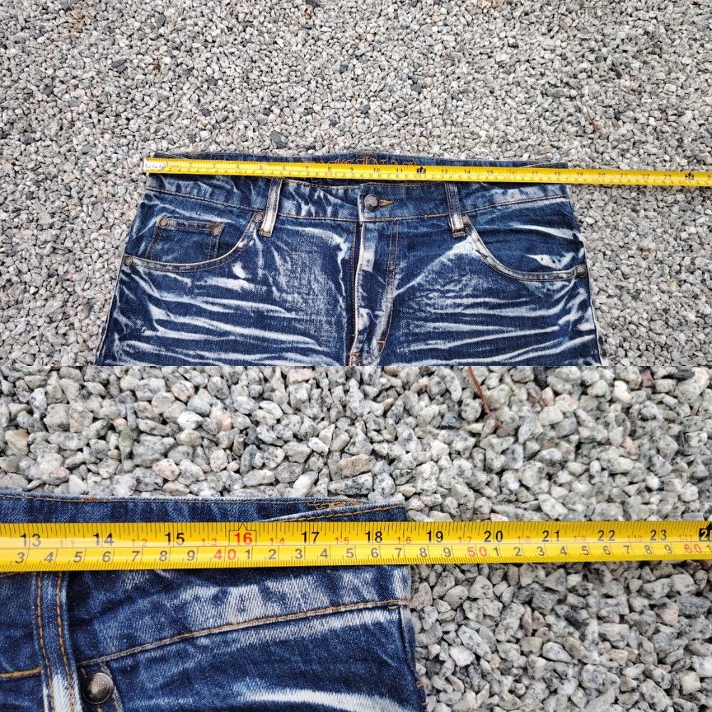 Japanese Brand Japanese Brand Original Acid Wash Blue Jeans Distressed Punk Size US 37 - 6 Thumbnail