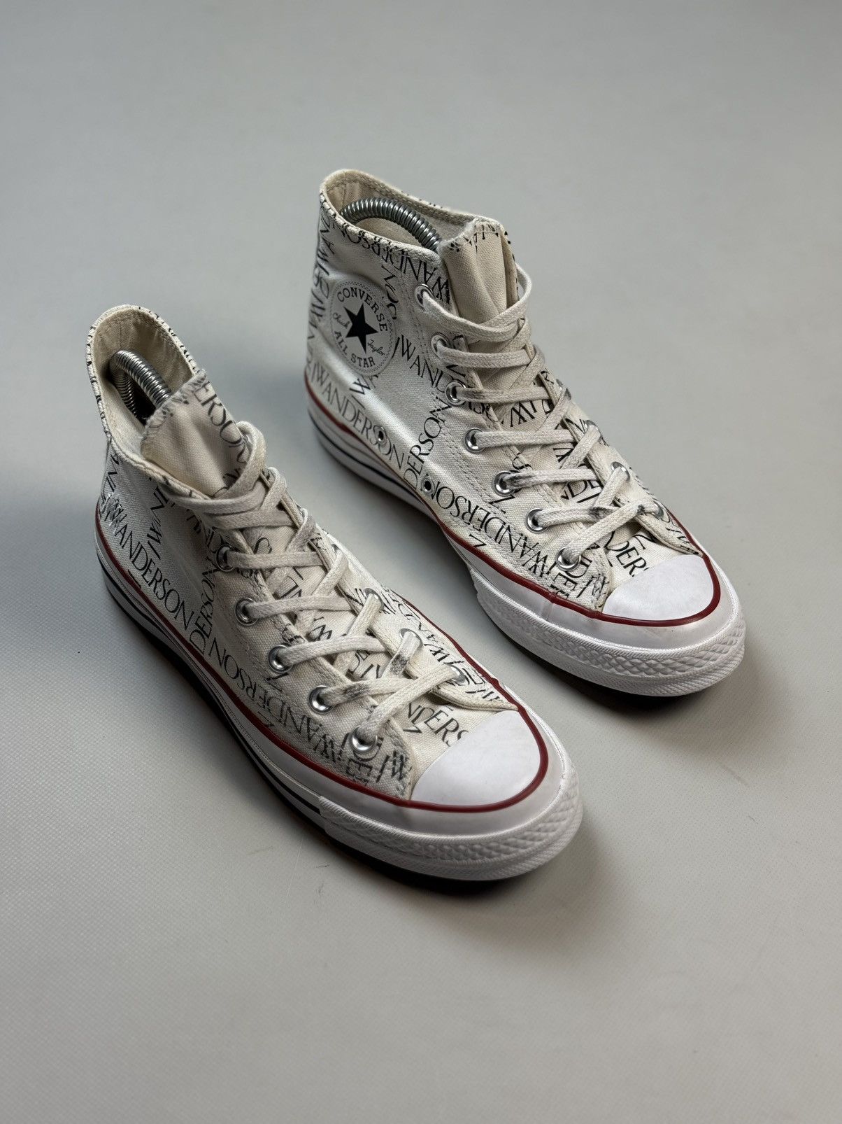Converse × JW Anderson JW Anderson High Top Graphic Print Lace Up Sneakers Shoes Size US 8 / IT 38 - 2 Thumbnail