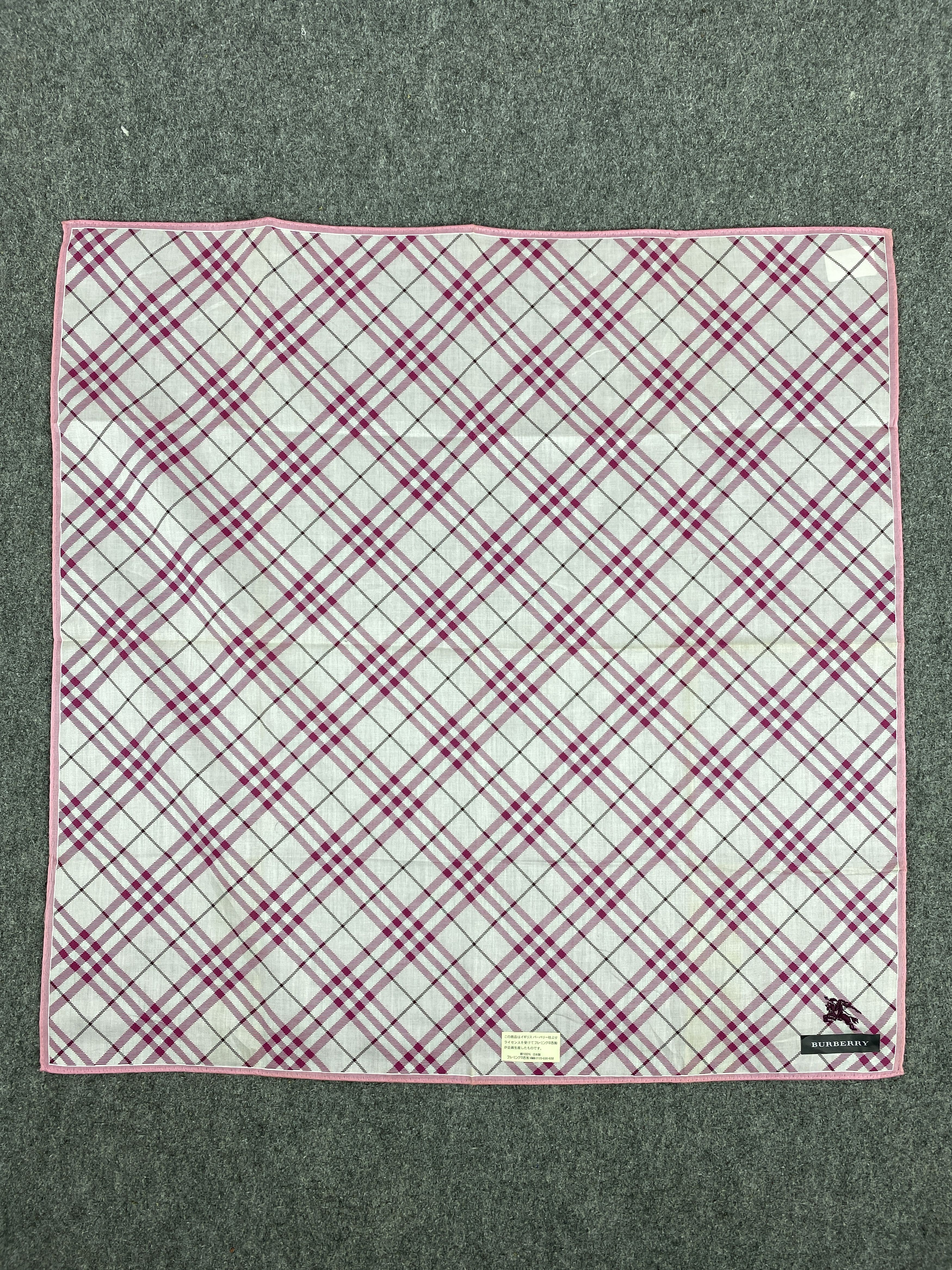 Burberry Vintage Burberry Handkerchief / Neckerchief KT0257 Size ONE SIZE - 5 Thumbnail