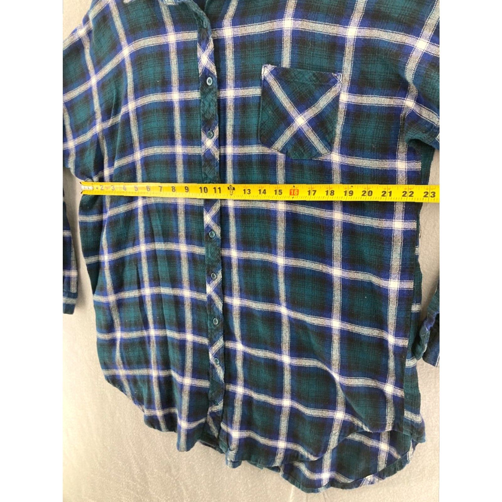 Vintage Altard State Flannel Womens Large XL Plaid Shirt Size L / US 10 / IT 46 - 2 Thumbnail