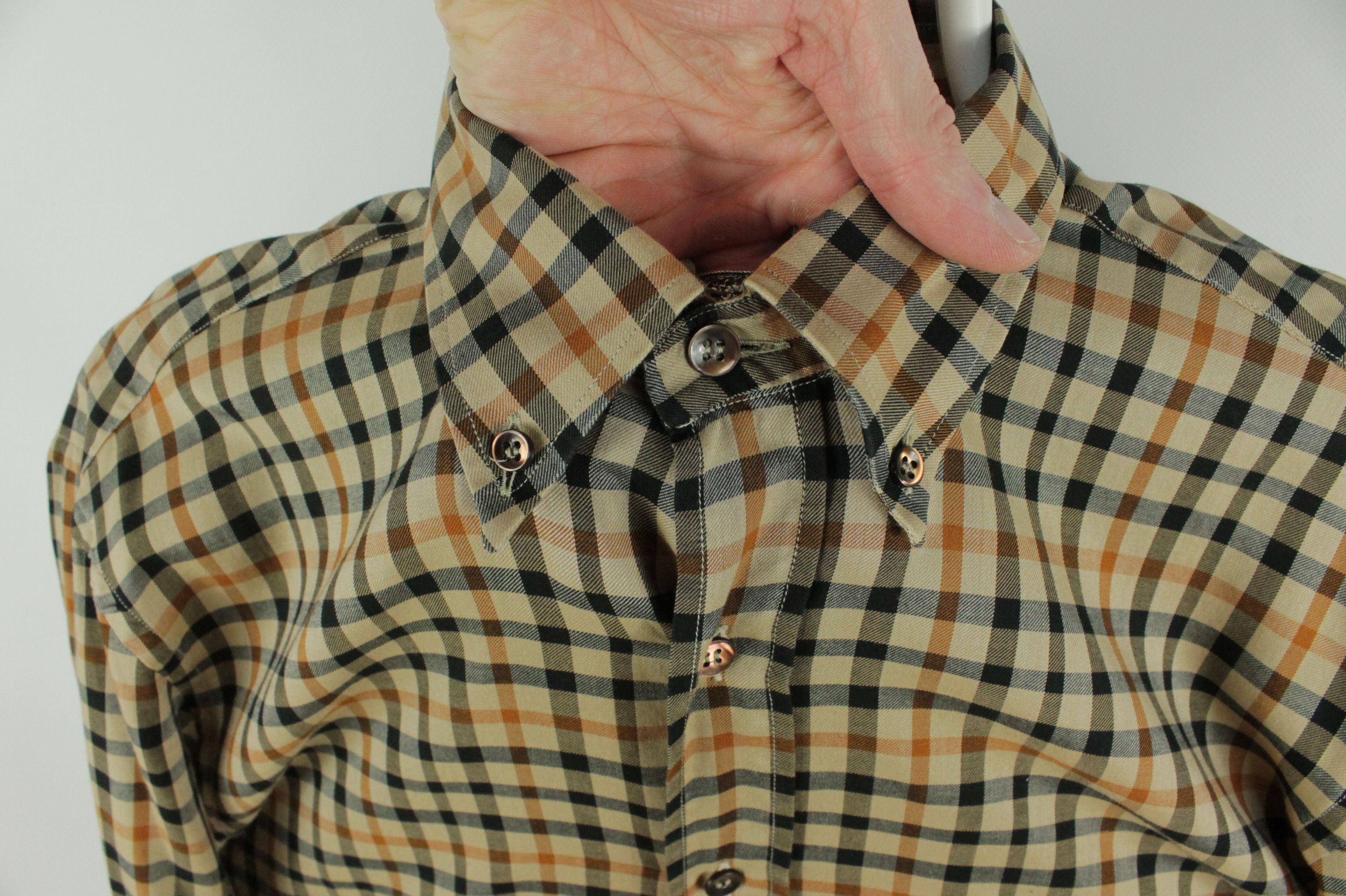 DAKS Vintage Daks Plaid Patterned Shirt Men's Size US M / EU 48-50 / 2 - 3 Thumbnail