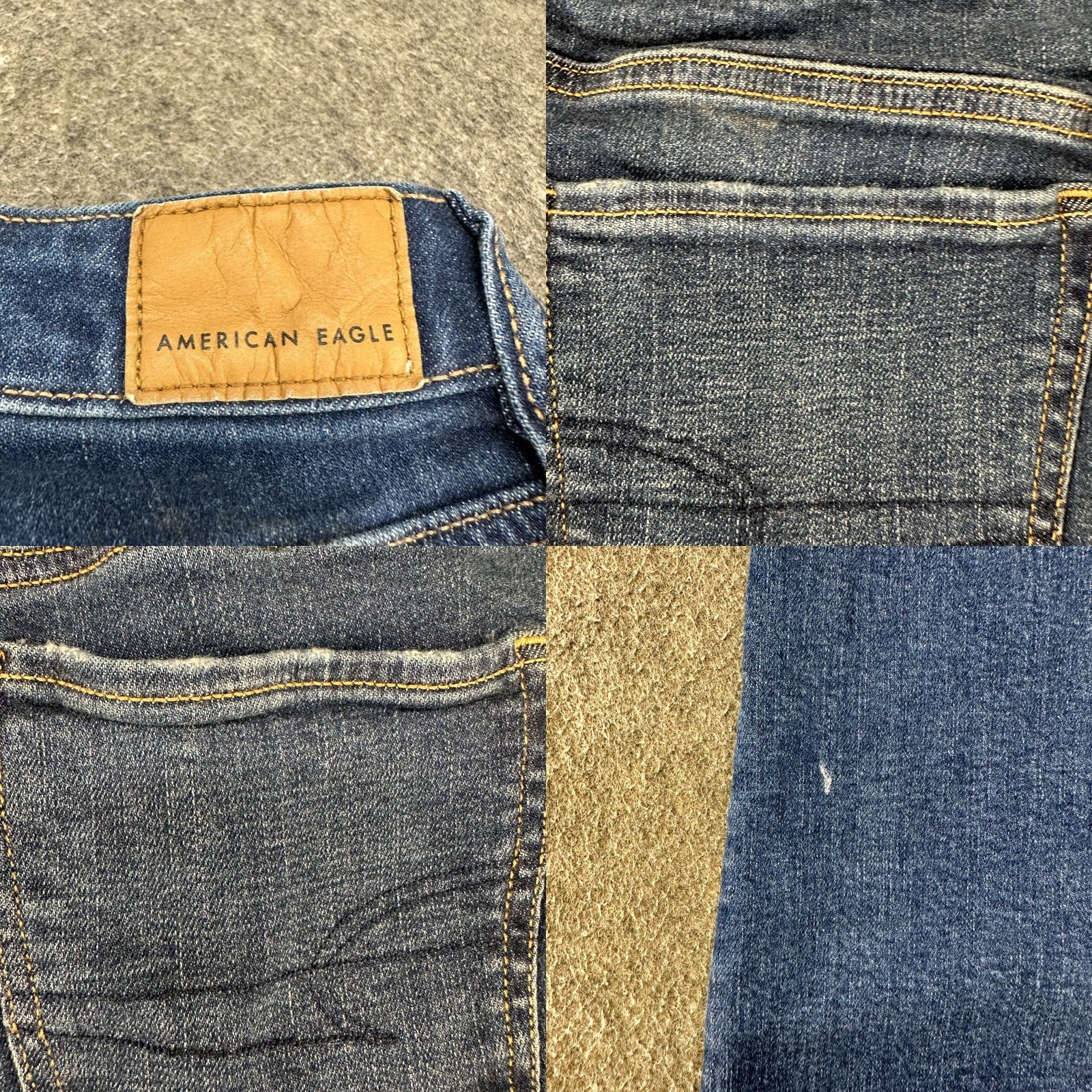 American Eagle Outfitters American Eagle Jeans Womens 8 Blue Mid Rise Kick Boot Bootcut Dark Wash Stretch Size 30" / US 8 / IT 44 - 9 Thumbnail
