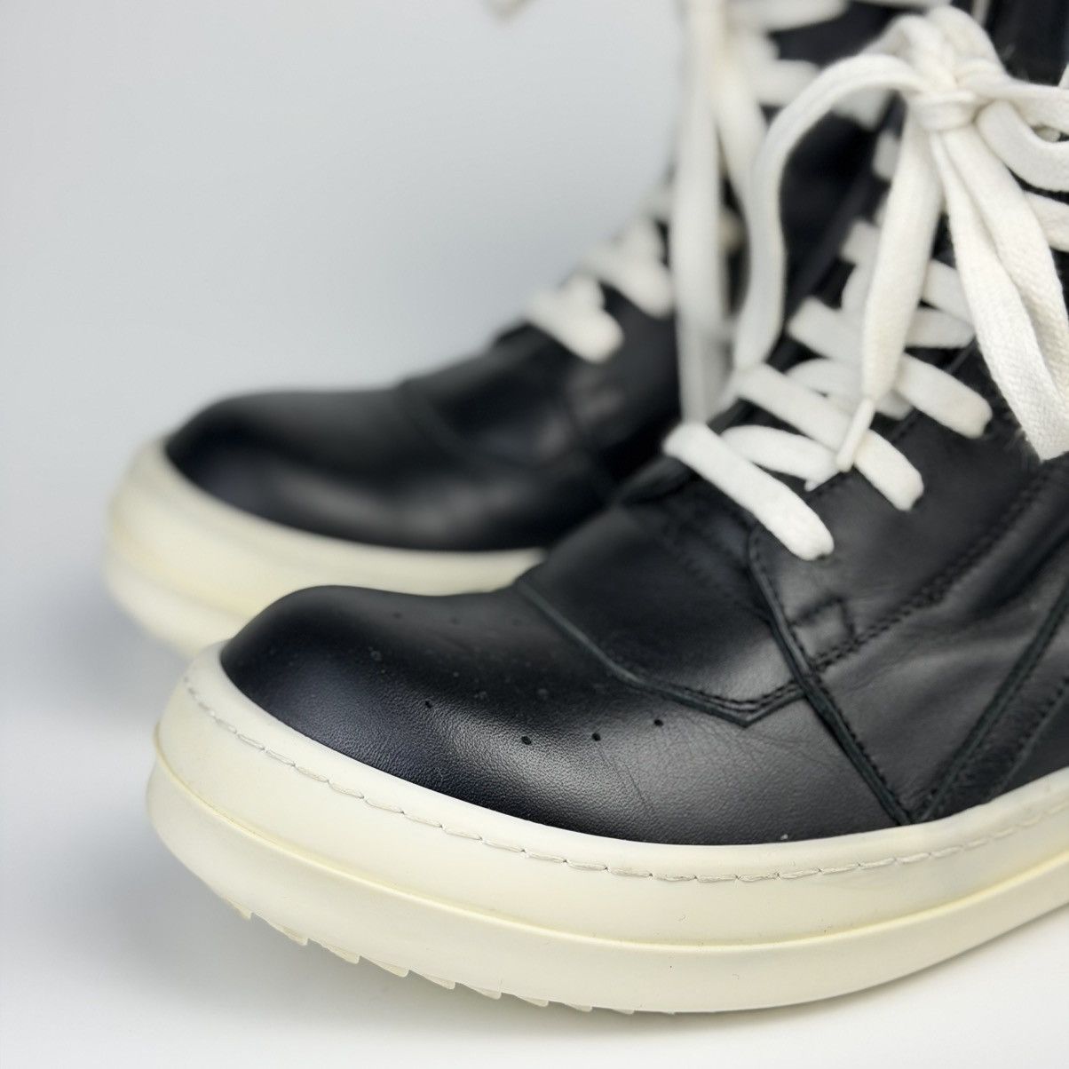 Rick Owens Rick Owens Geobasket Black Size US 6 / IT 36 - 10 Thumbnail
