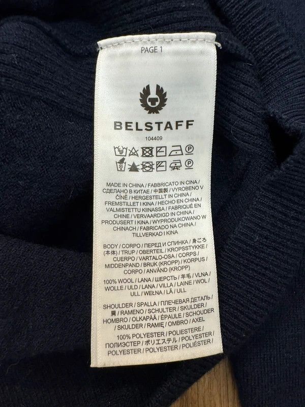 Belstaff Belstaff Kerrigan Crewneck Jumper Merino Wool Sweater XXL L Size US L / EU 52-54 / 3 - 8 Thumbnail