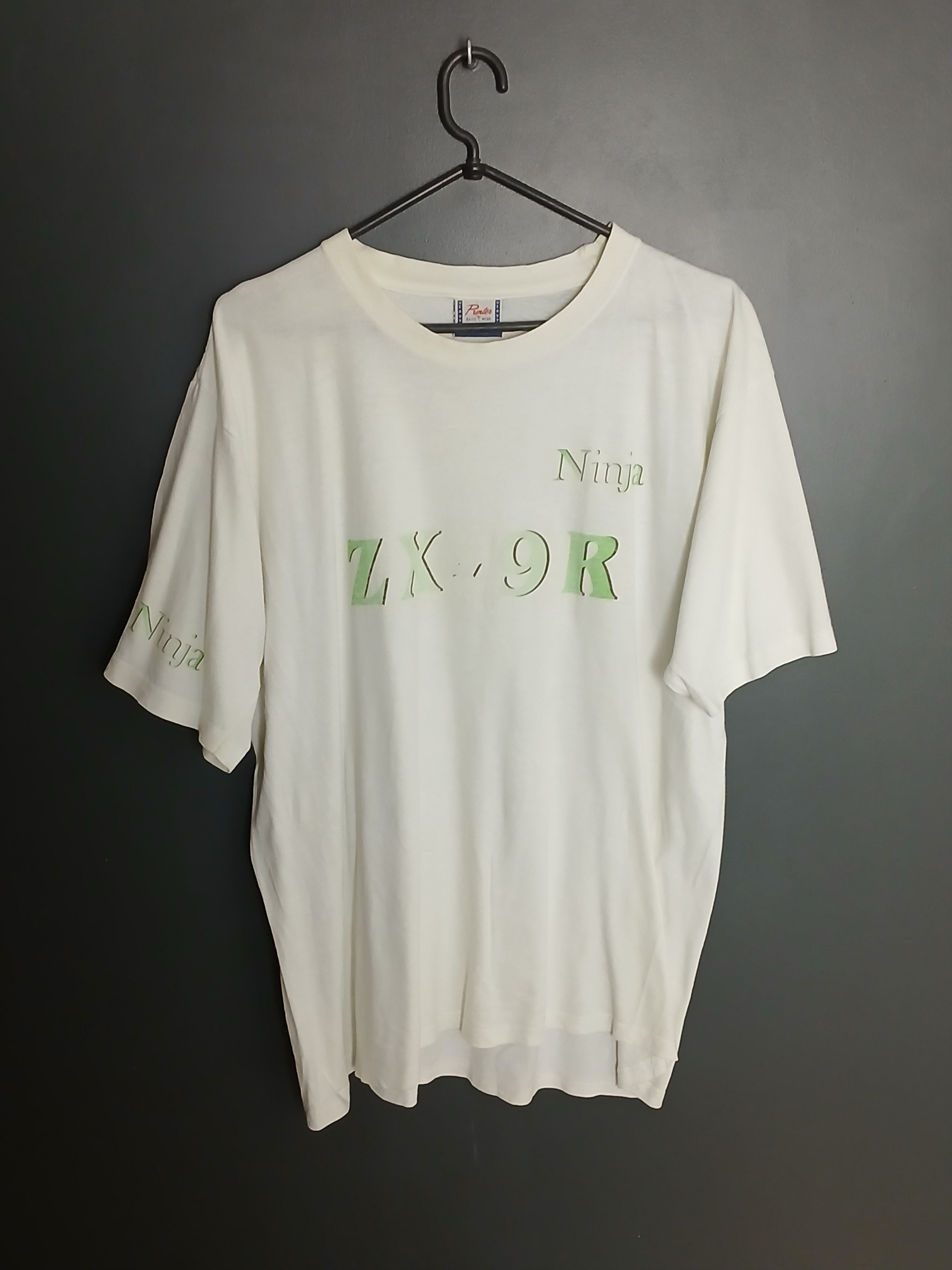 Vintage Vintage Kawasaki Racing Moto T-Shirt Size US XL / EU 56 / 4 - 2 Thumbnail