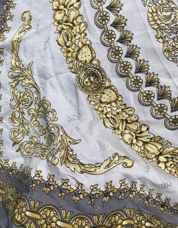 Pierre Balmain PIERRE BALMAIN Monogram 100% Seta Silk Scarf Size ONE SIZE - 8 Thumbnail