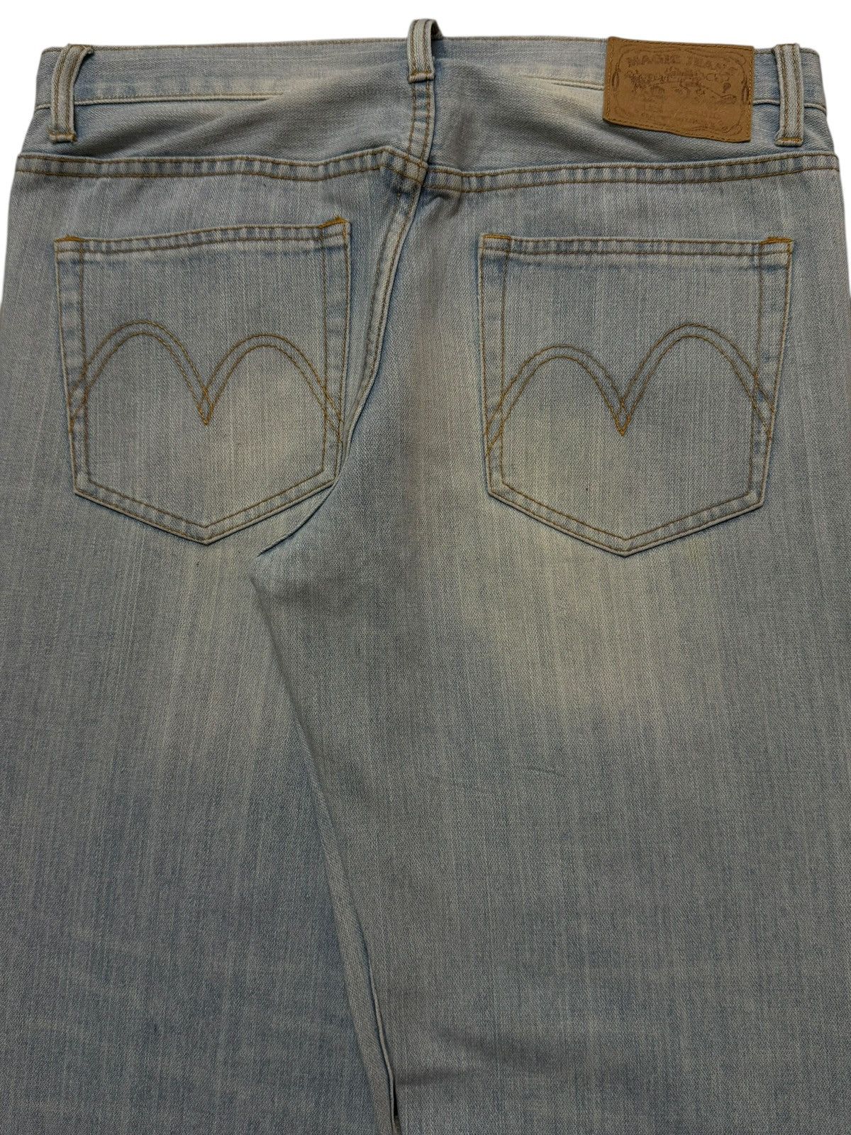 Kapital Vintage Y2K Japanese Brand Mud Wash Distressed Straight Leg Size US 32 / EU 48 - 5 Thumbnail