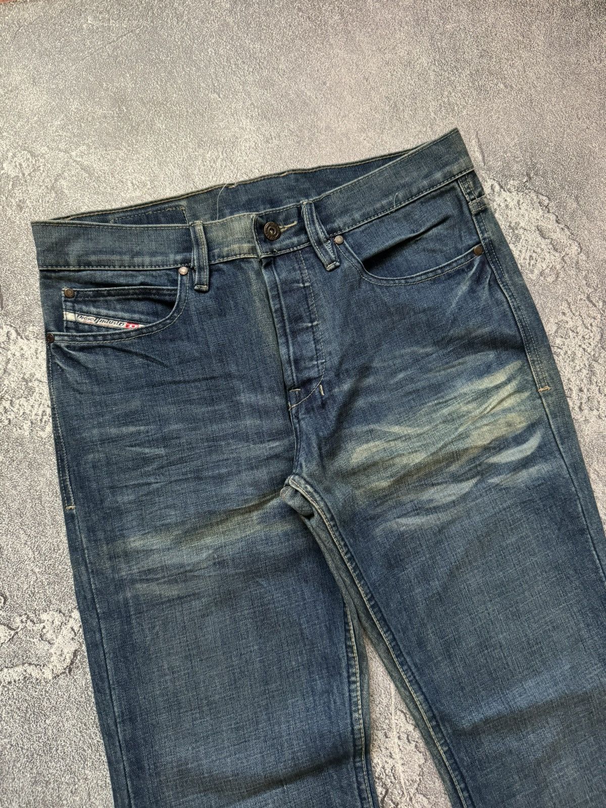 Diesel × Diesel Black Gold Diesel 34 flared denim pant trouser Jean chino distressed Size US 34 / EU 50 - 8 Thumbnail