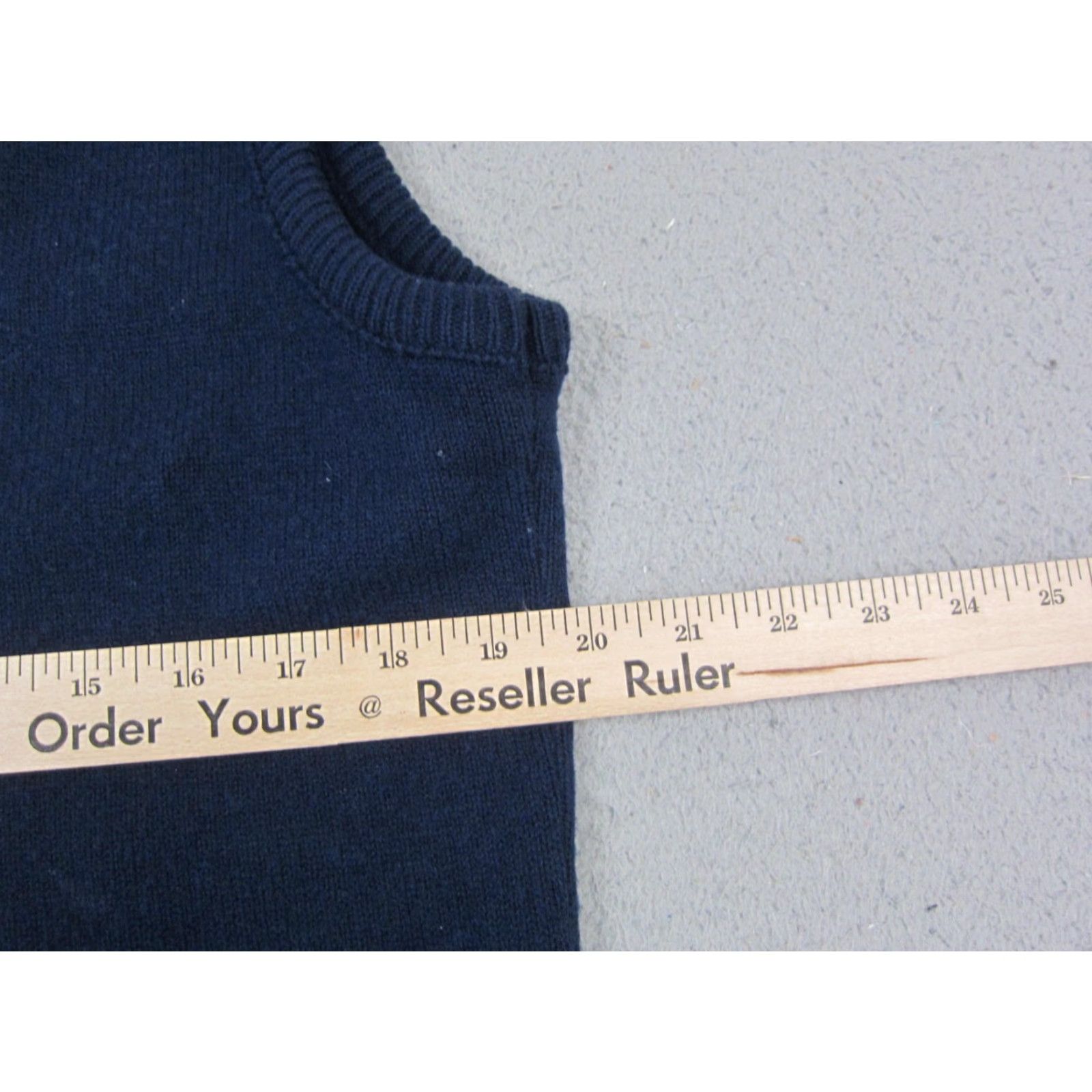 Vintage VINTAGE Lord Jeff Sweater Vest Mens L Blue Orlon Wool Knit V Neck 70s USA Size US L / EU 52-54 / 3 - 6 Thumbnail