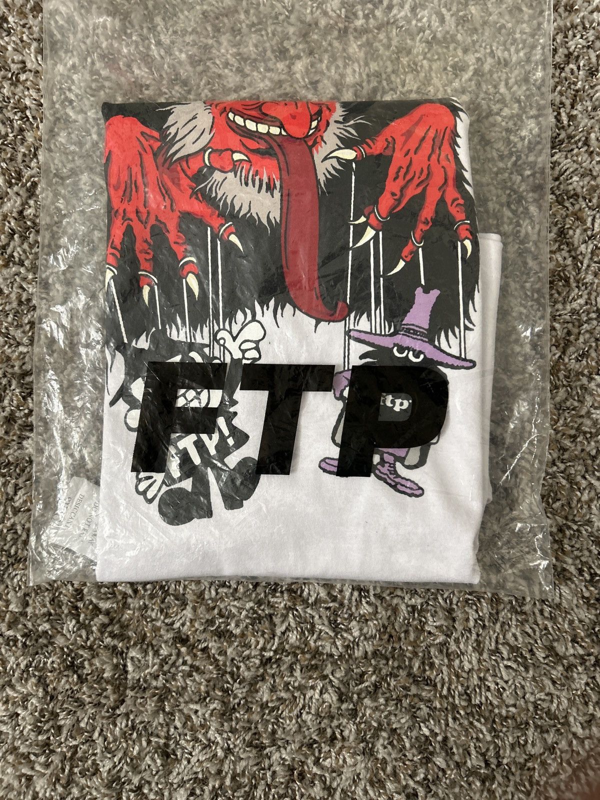 Fuck The Population FTP KRAMPUS T-SHIRT NEW! Size US L / EU 52-54 / 3 - 4 Thumbnail