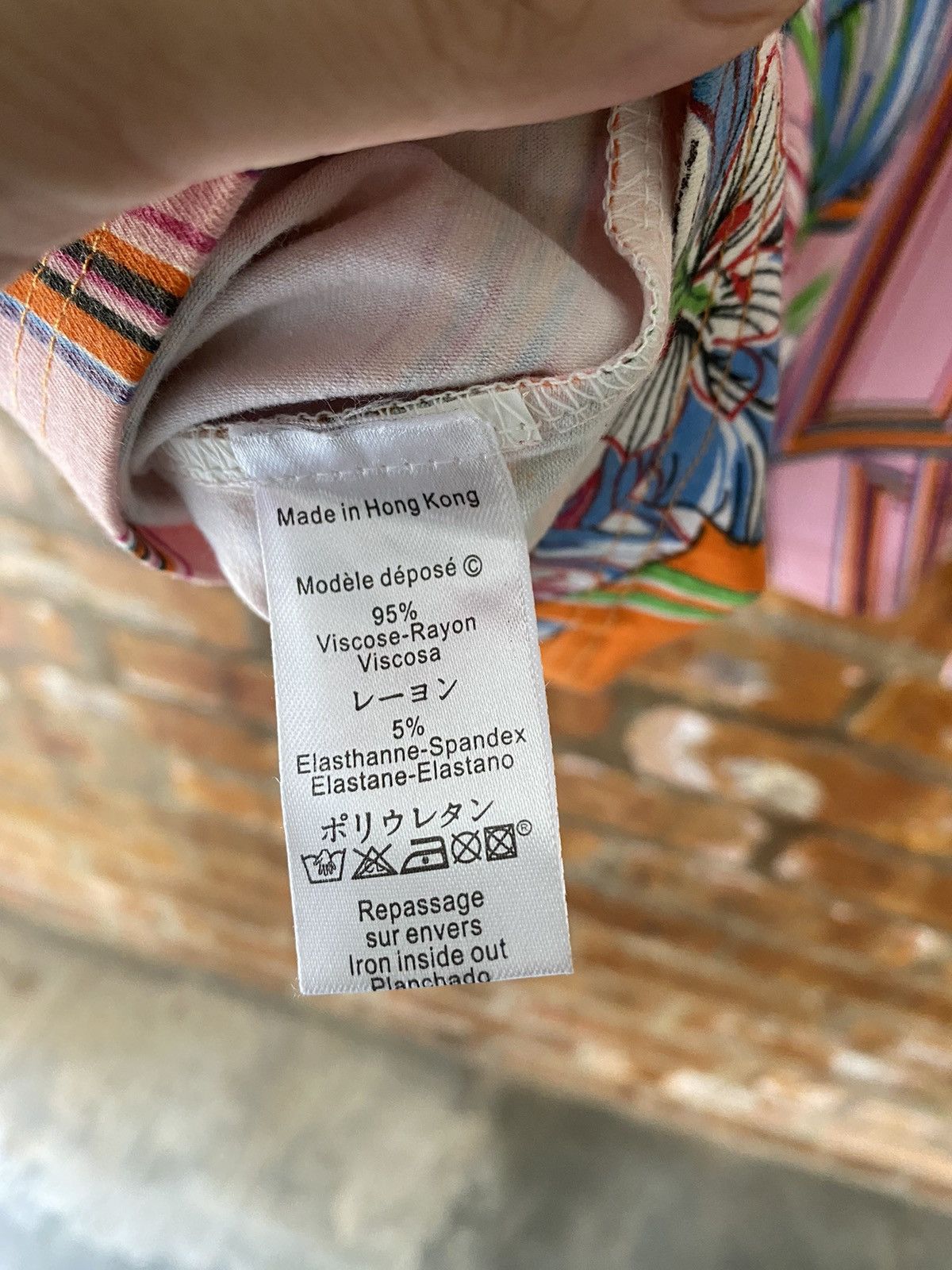 Kenzo × Vintage 2000s Kenzo floral abstract stretch Size S / US 4 / IT 40 - 14 Thumbnail
