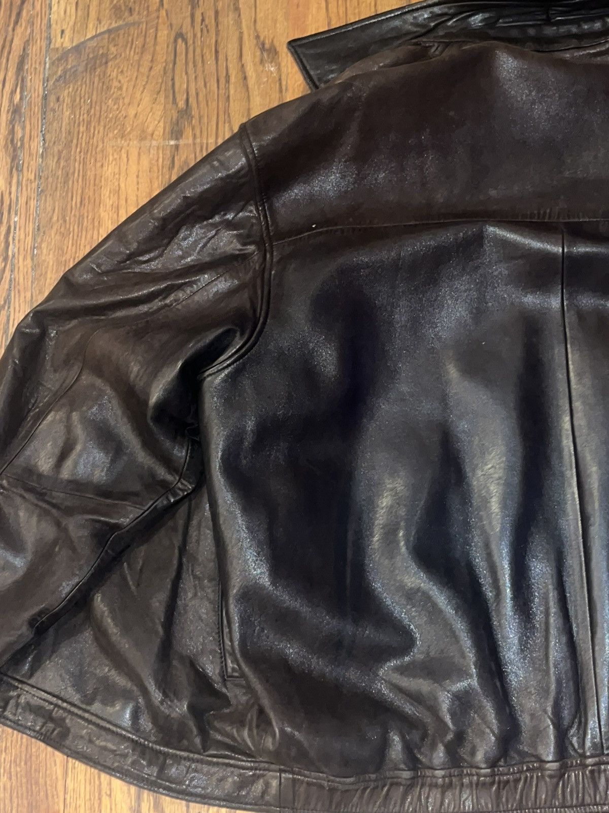 Polo Ralph Lauren Vintage Polo Ralph Lauren Brown Leather Jacket – Size XL Size US XL / EU 56 / 4 - 11 Thumbnail