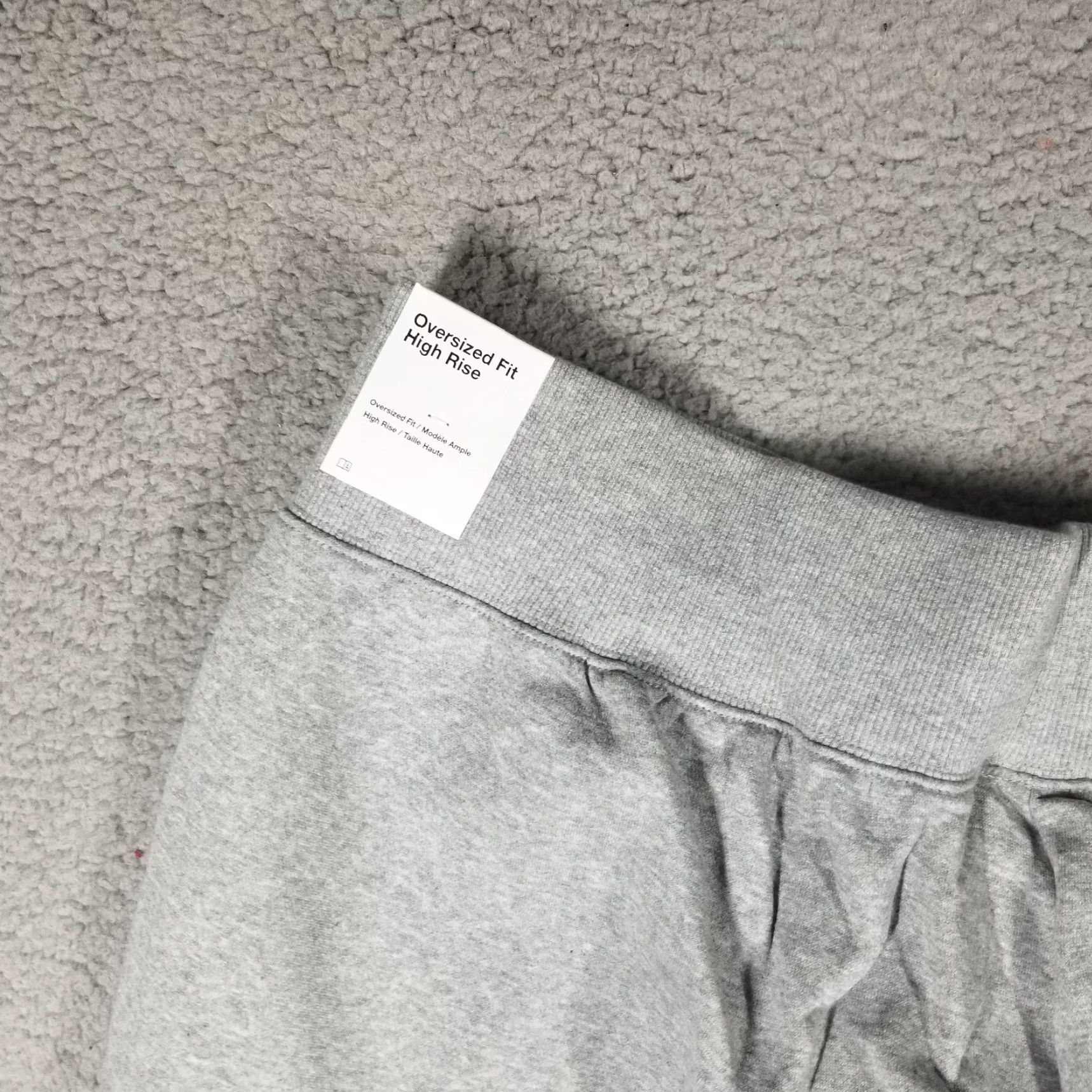 Nike Nike Women's Oversized Fleece Sweatpants XXL Gray Jogger Athleisure Size 40" / US 18 - 3 Thumbnail