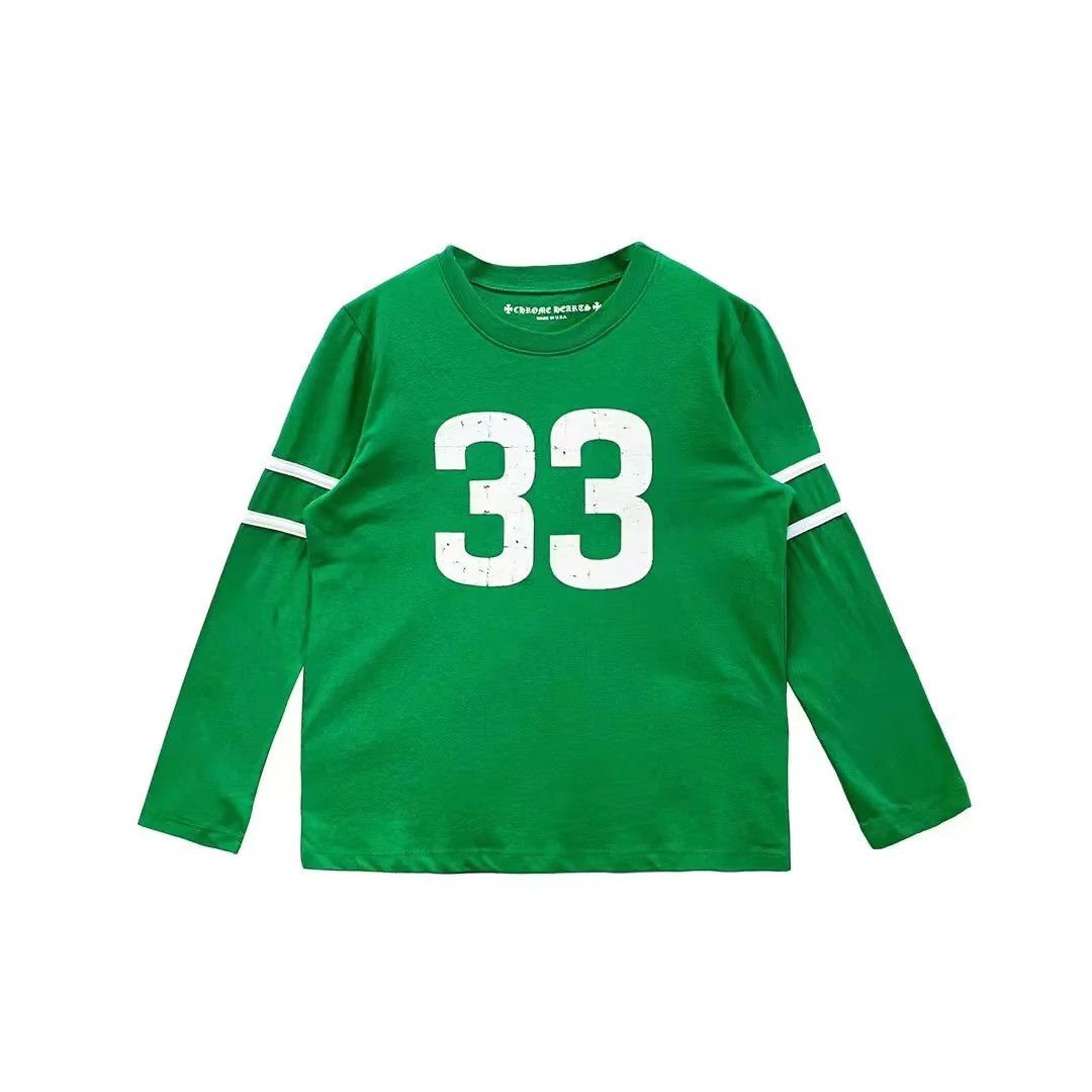 Chrome Hearts Chrome Hearts 33 Horseshoe Logo Long Sleeves Tee Size S / US 4 / IT 40 - 1 Thumbnail