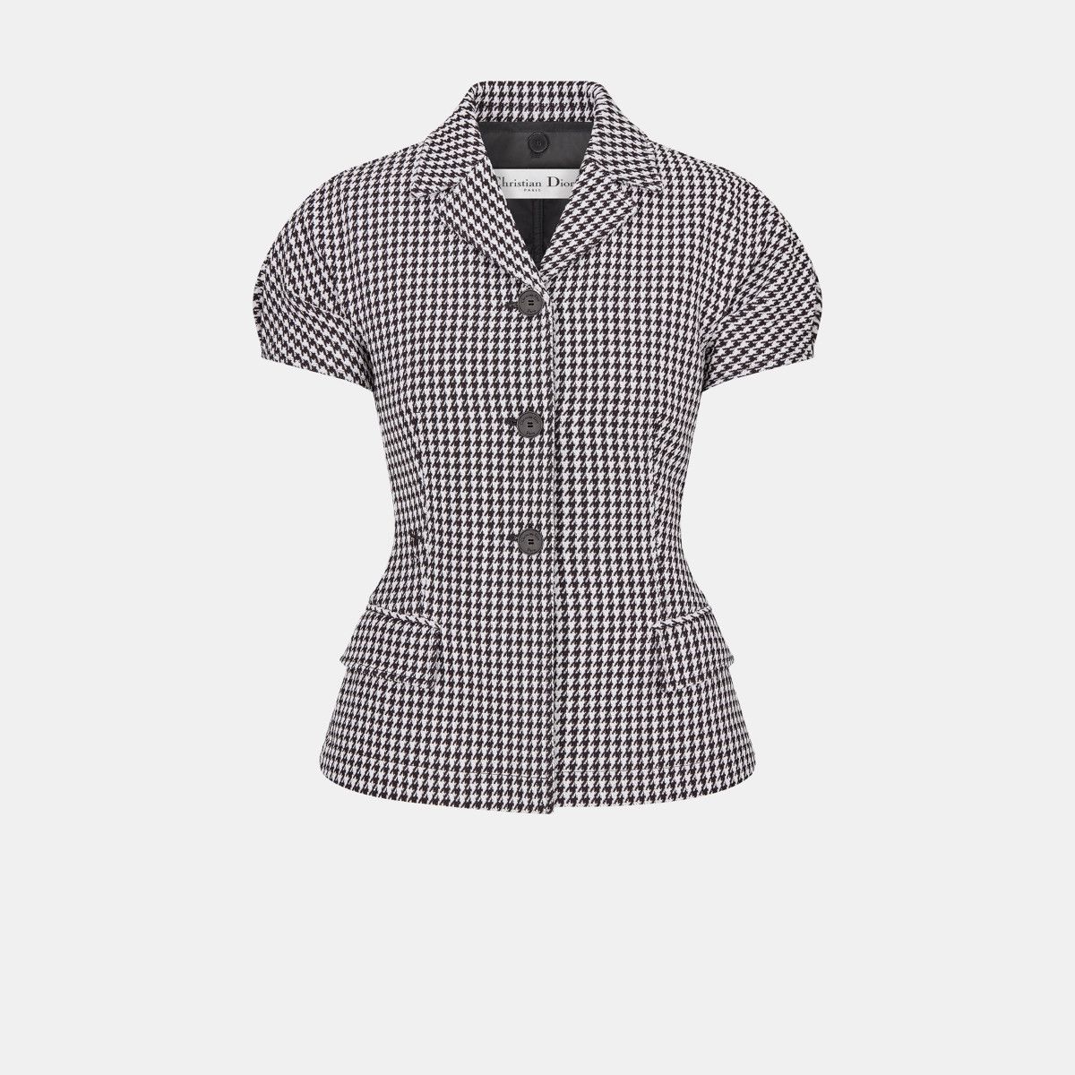 Dior o1bcso1str0225 Jacket with Puff Sleeves in Black/White Size M / US 6-8 / IT 42-44 - 1 Thumbnail