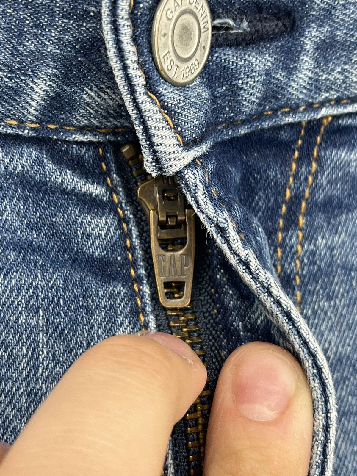 Gap × Vintage Vintage Gap Denim Slim Straight Streetwear Style Size 32 30 Size US 32 / EU 48 - 7 Thumbnail